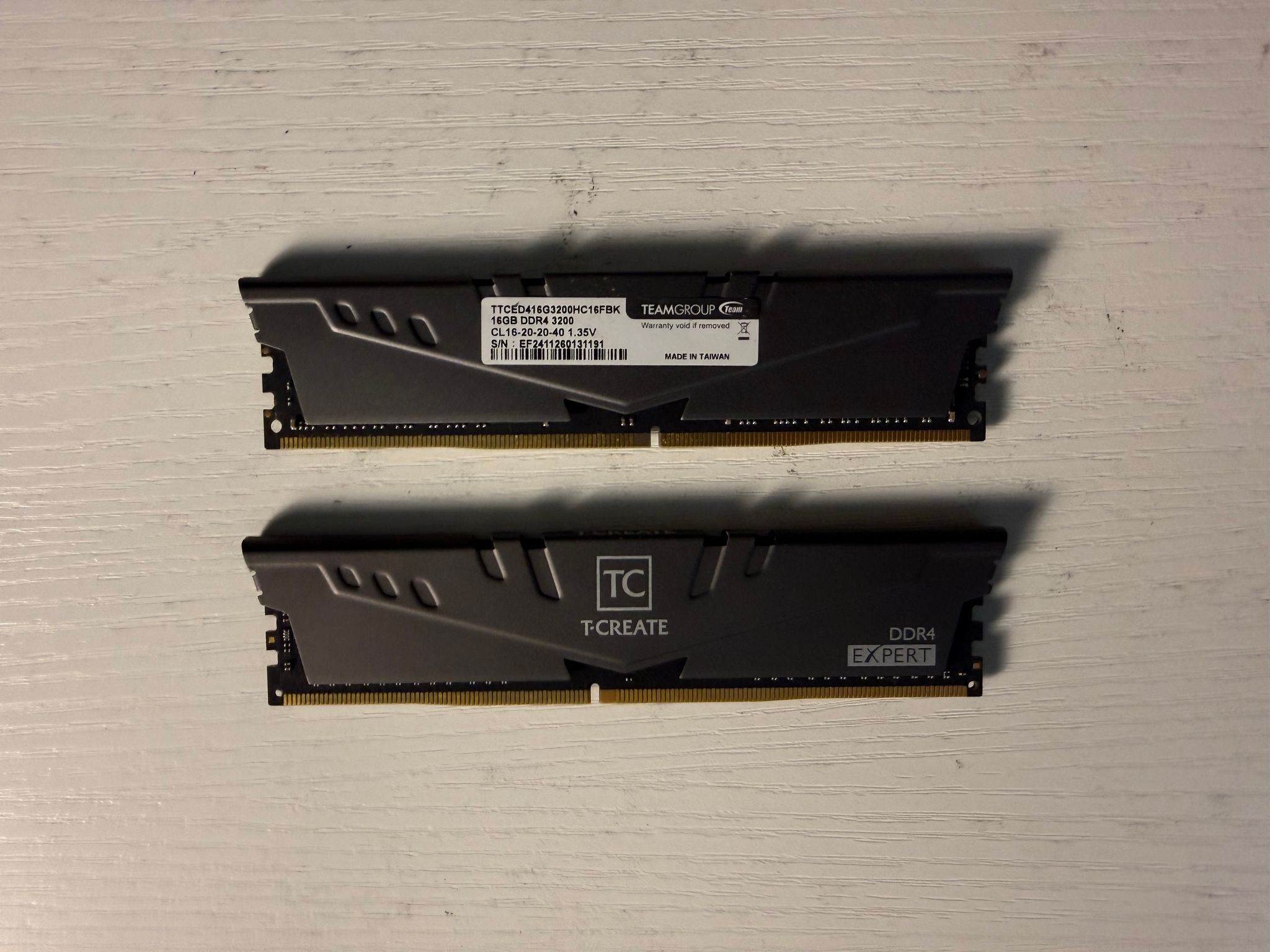 TEAMGROUP T-CREATE DDR4 MEMORY 32GB (2X16GB) 3200MHZ