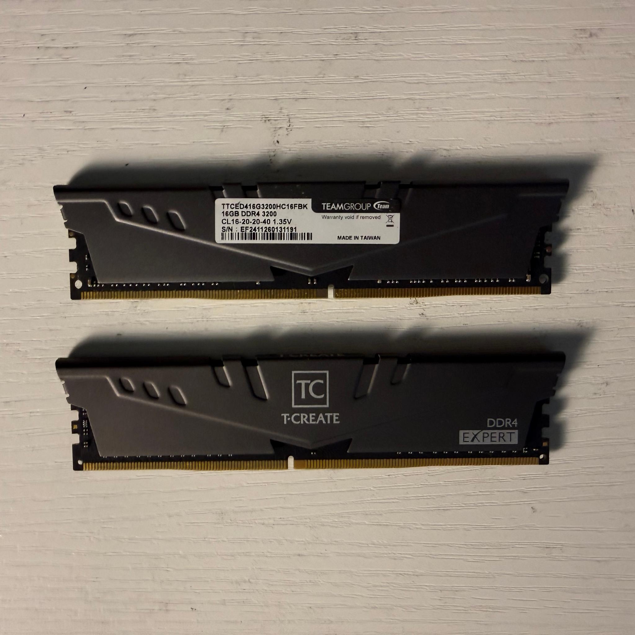 TEAMGROUP T-CREATE DDR4 MEMORY 32GB (2X16GB) 3200MHZ