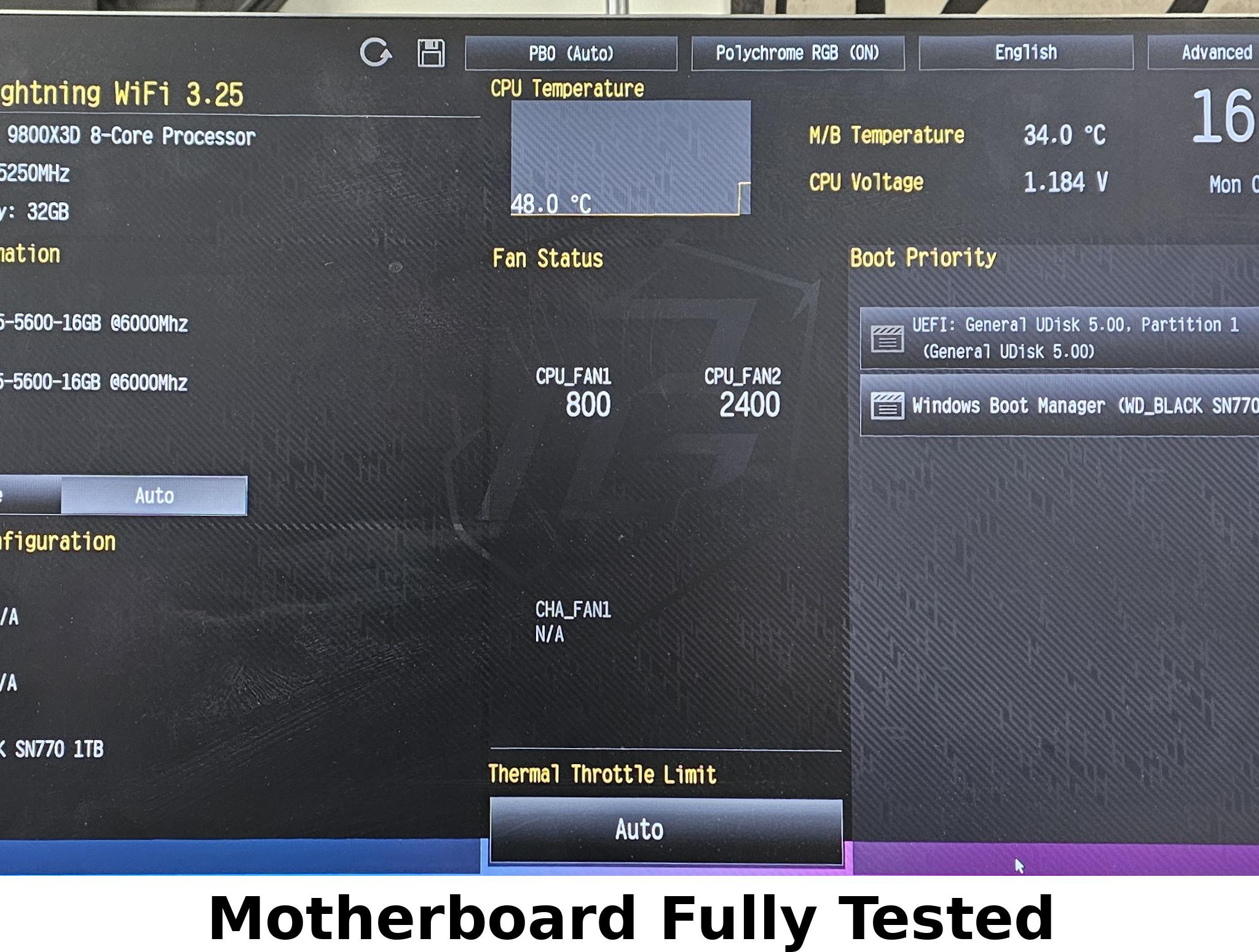 B850I WIFI AMD AM5 ITX DDR5 ASRock Phantom Gaming Motherboard
