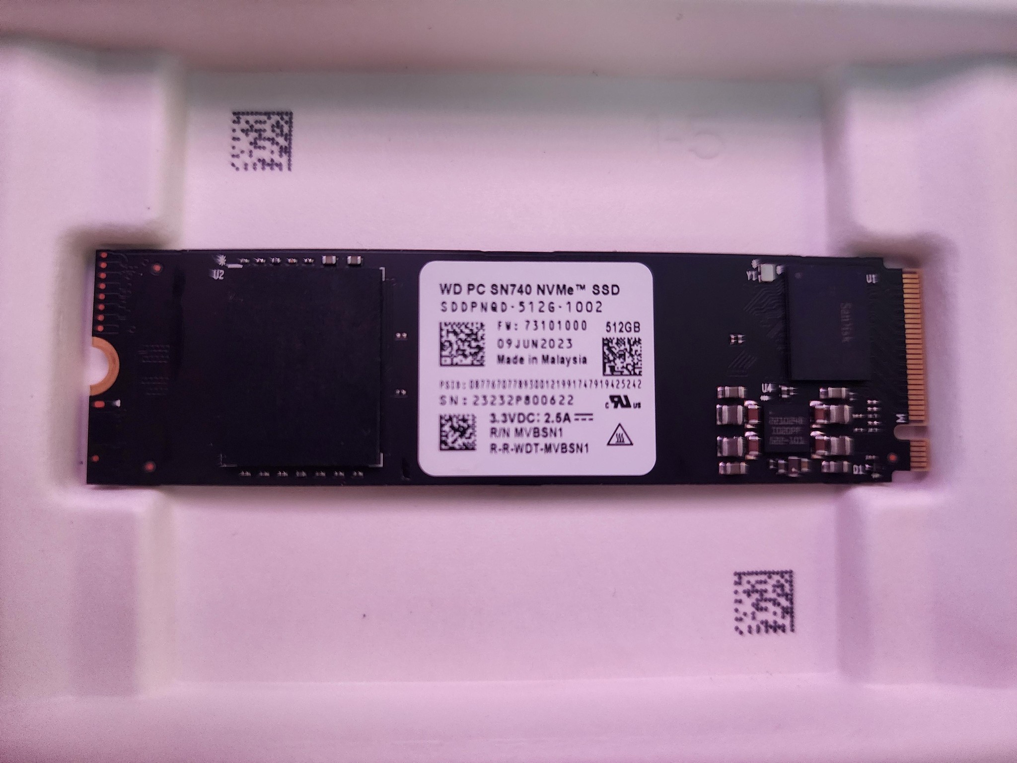 Western Digital PC SN740 Opal 512GB