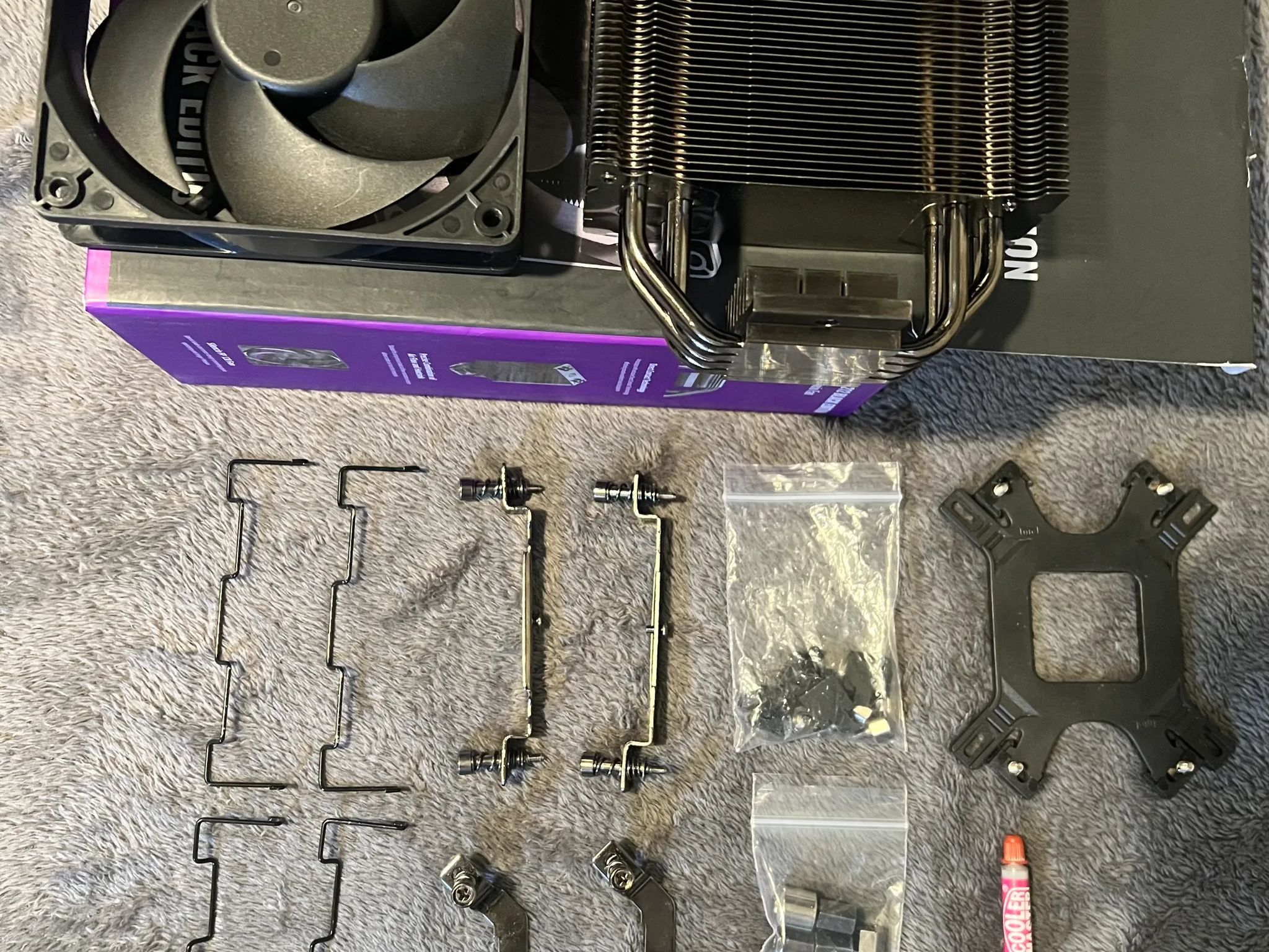 Cooler Master Hyper 212 Black CPU Air Cooler-PWM Fan-AMD Ryzen AM5/AM4-Intel LGA 1851/1700/1200