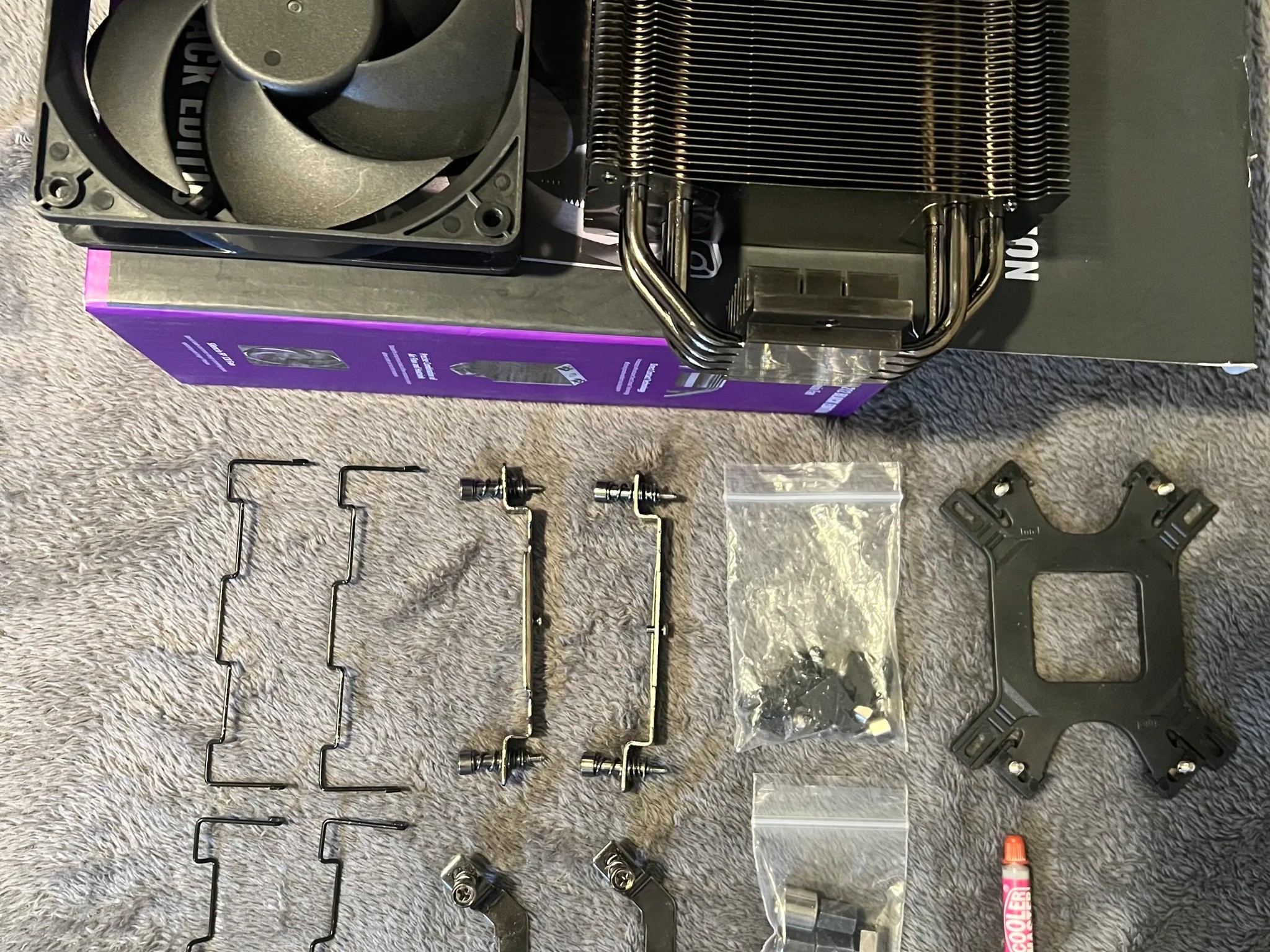 Cooler Master Hyper 212 Black CPU Air Cooler-PWM Fan-AMD Ryzen AM5/AM4-Intel LGA 1851/1700/1200