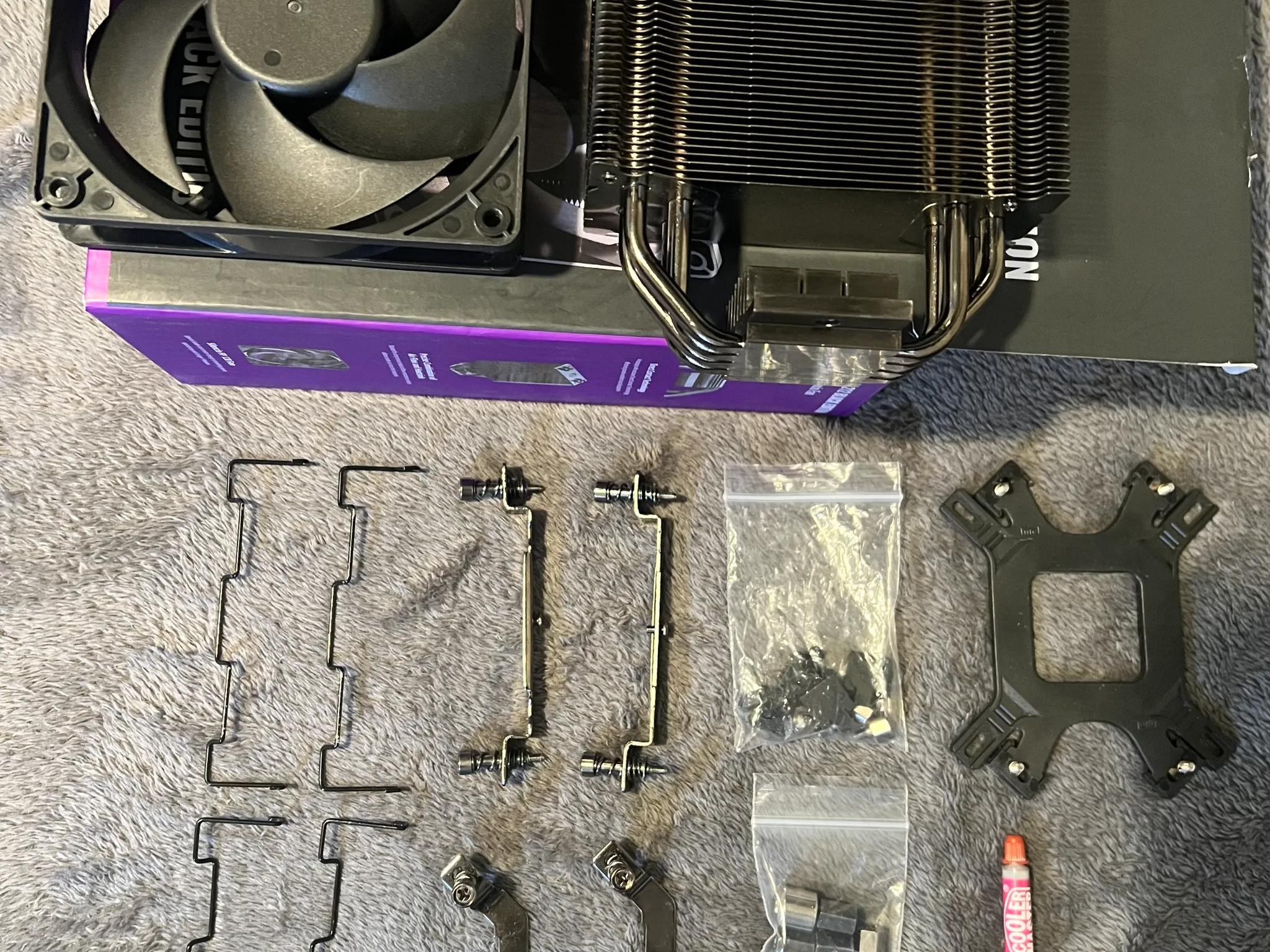 Cooler Master Hyper 212 Black CPU Air Cooler-PWM Fan-AMD Ryzen AM5/AM4-Intel LGA 1851/1700/1200