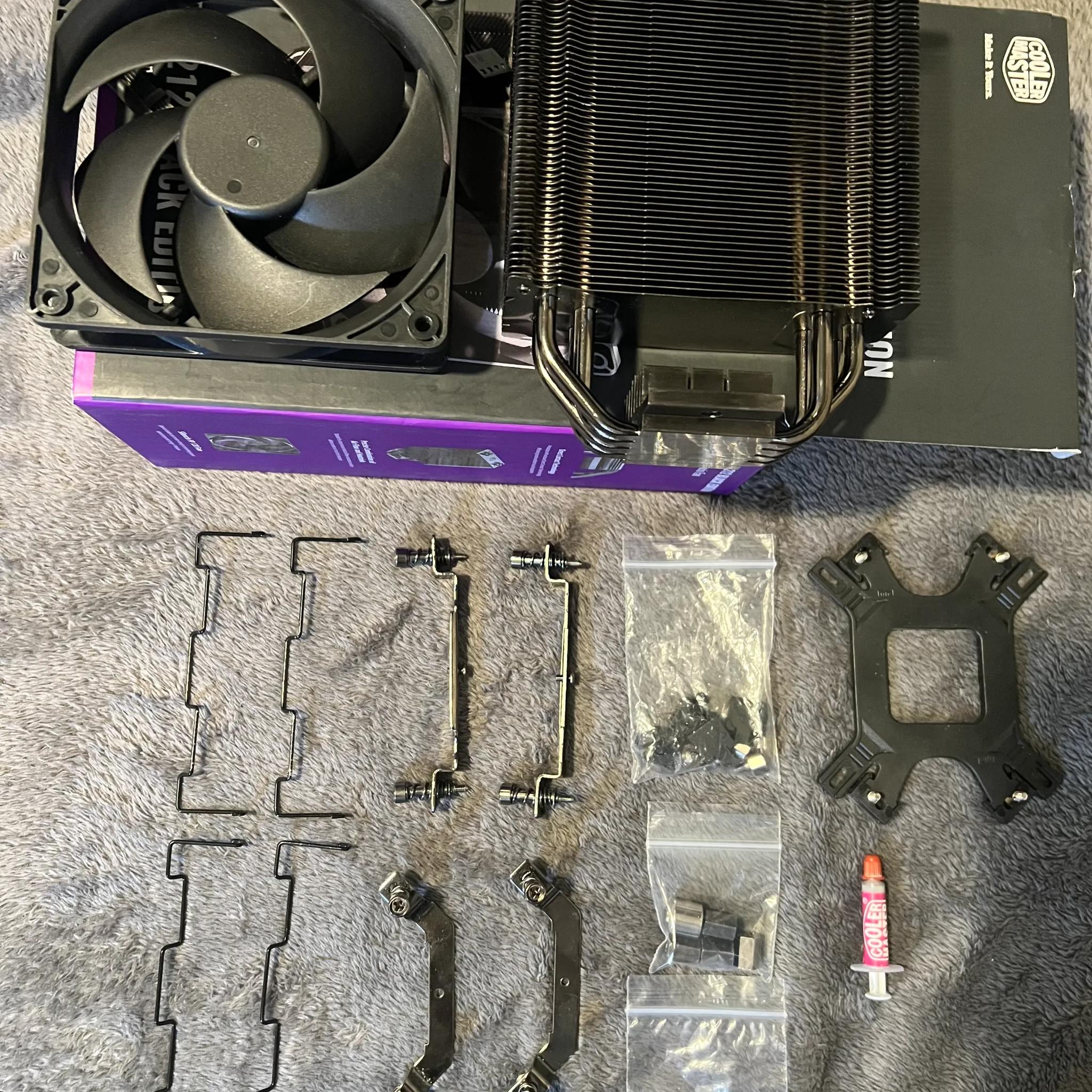 Cooler Master Hyper 212 Black CPU Air Cooler-PWM Fan-AMD Ryzen AM5/AM4-Intel LGA 1851/1700/1200