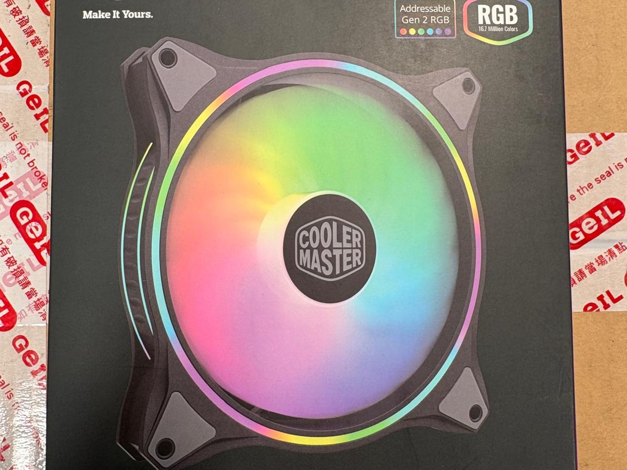 Brand In New In Box - FAN | Cooler Master 140mm Halo RGB Black