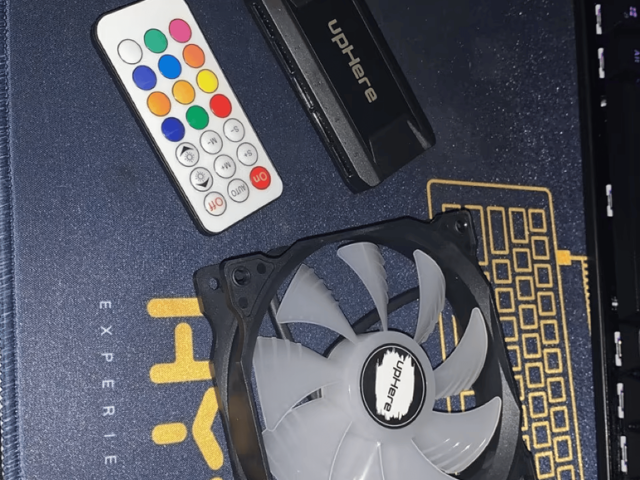 5-Pack of Black UpHere RGB Fans