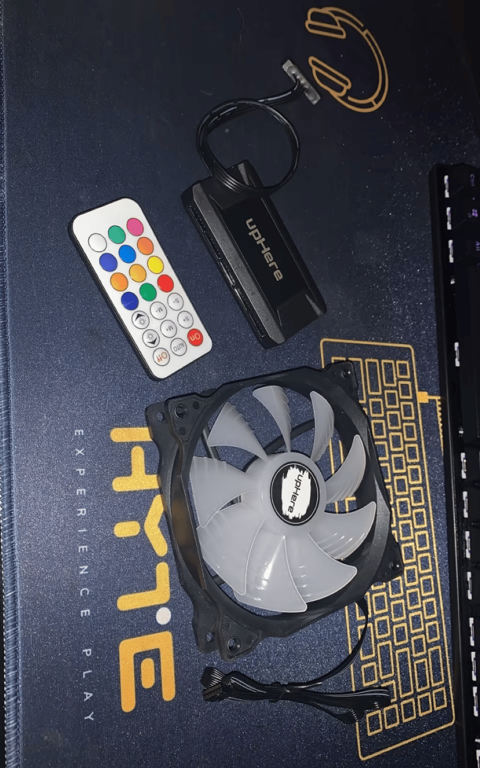 5-Pack of Black UpHere RGB Fans