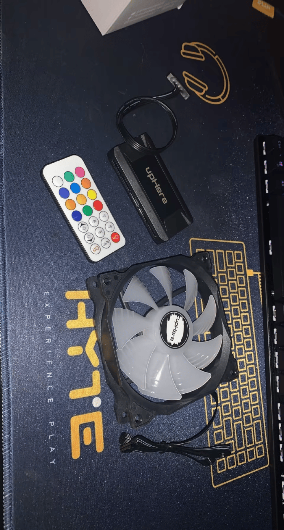 5-Pack of Black UpHere RGB Fans