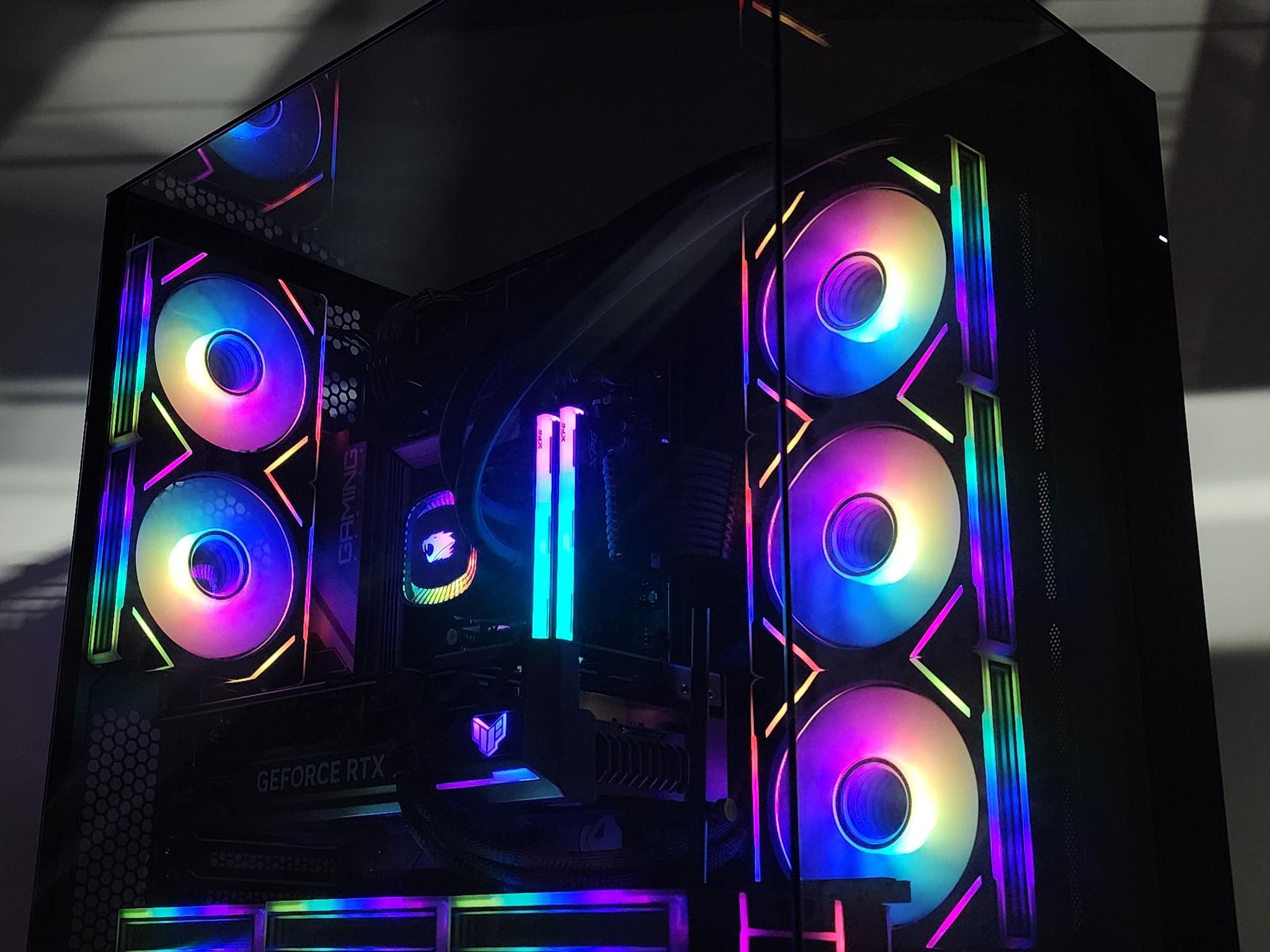 Gaming PC Ryzen 7 9700X 32GB RAM 1TB SSD RTX 4070 Ti SUPER 16GB Win11 Computer