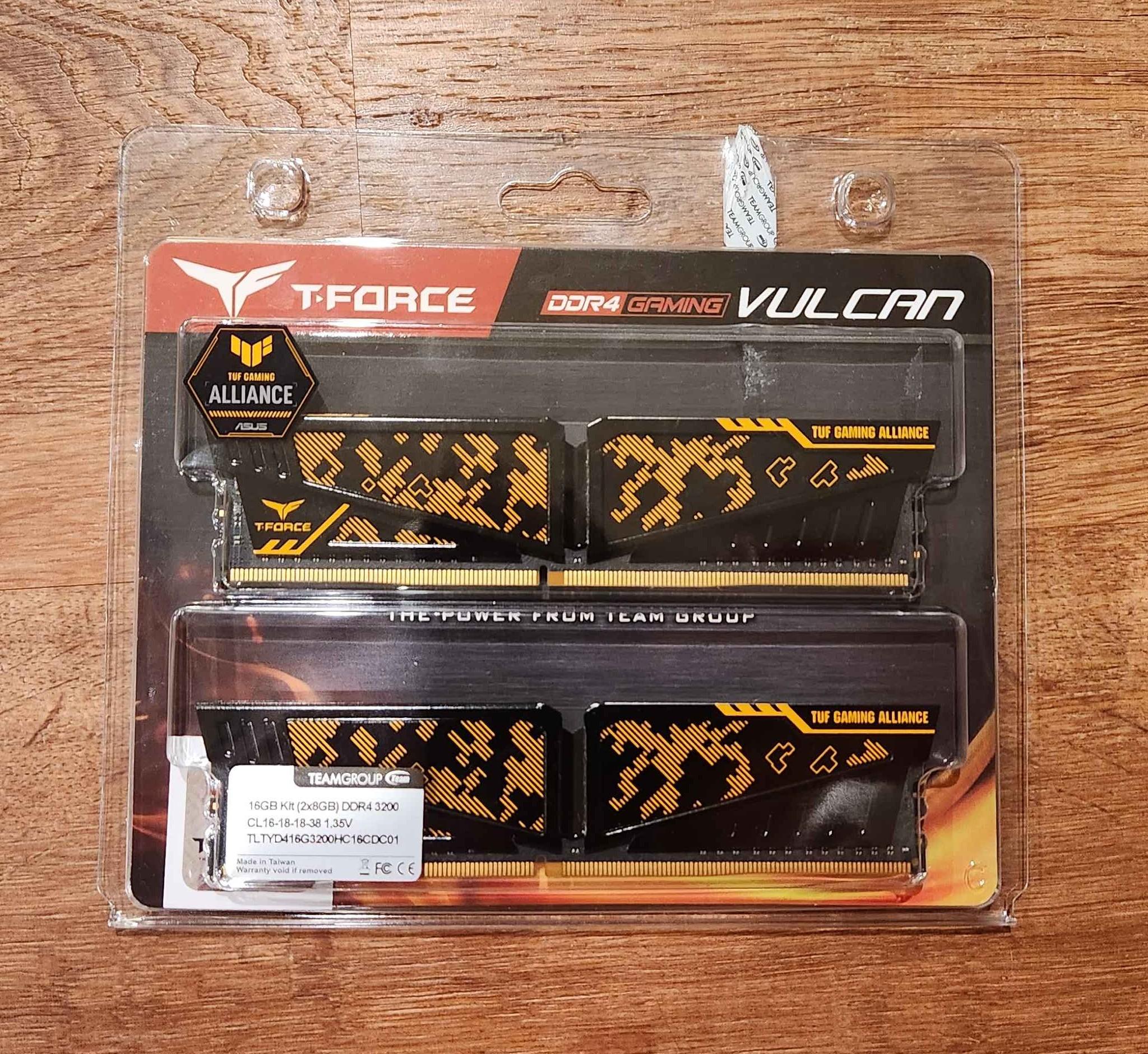 Teamgroup Vulcan TUF Gaming Alliance 16GB (2x8GB) DDR4-3200 CL16