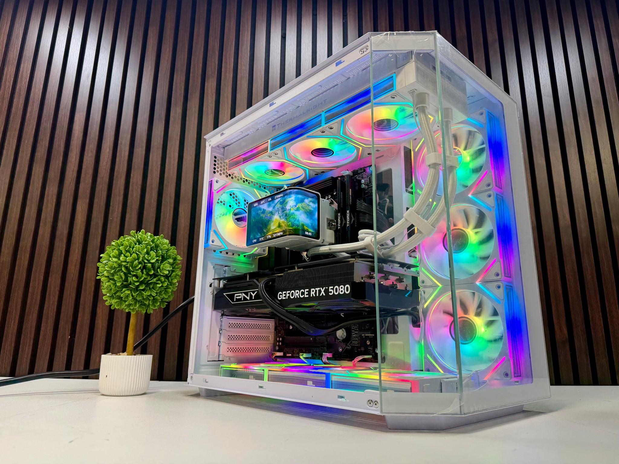 RTX 5080 | Ryzen 9800X3D | 64GB DDR5 | 2TB M.2 | 1000 Watt Gold PSU | LCD AIO