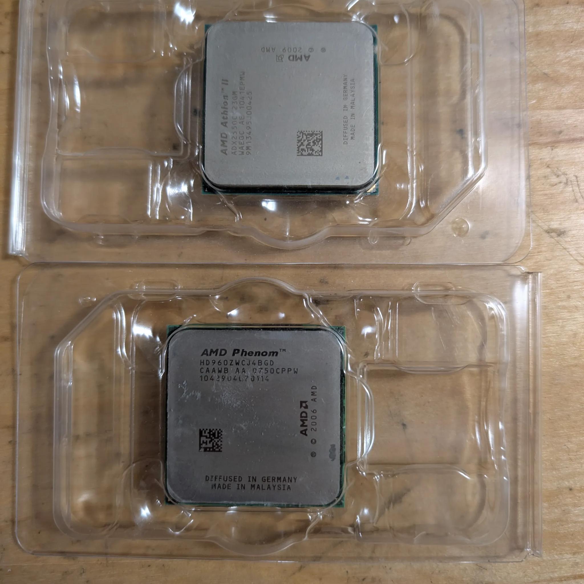AMD Phenom X4 9600 BE + Athlon II X2 255