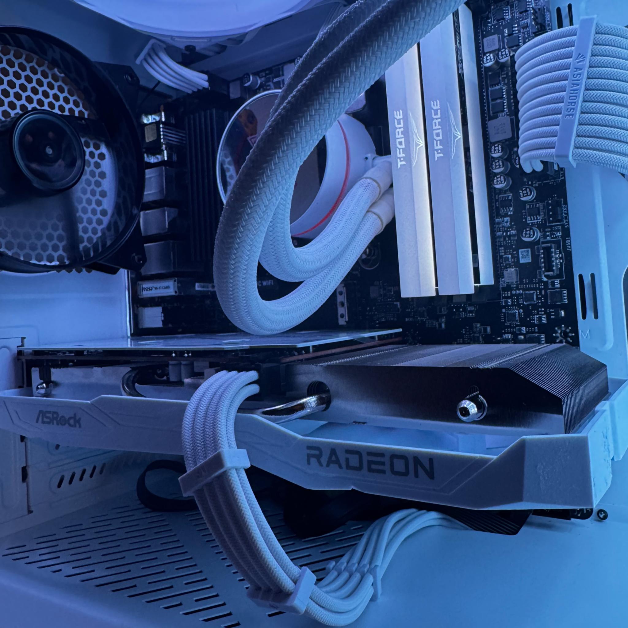 🥛OREO BEAST⚫ R5 5500 | RX 6600 | 1TB SSD | WIN 11 | BT/WIFI