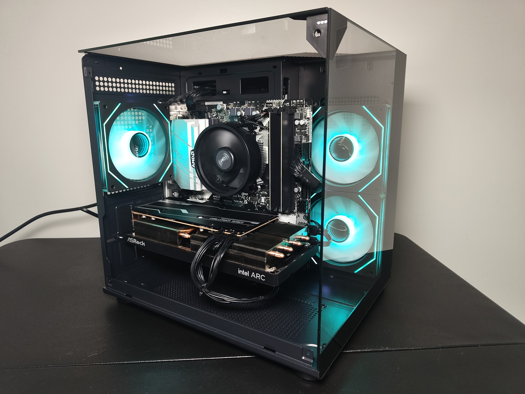 🔵PRO Gaming/Streaming PC |Ryzen 5 5500 | 16GB RAM | 1.5TB Storage | ARC A750 | Windows 11 WiFi 6🔵