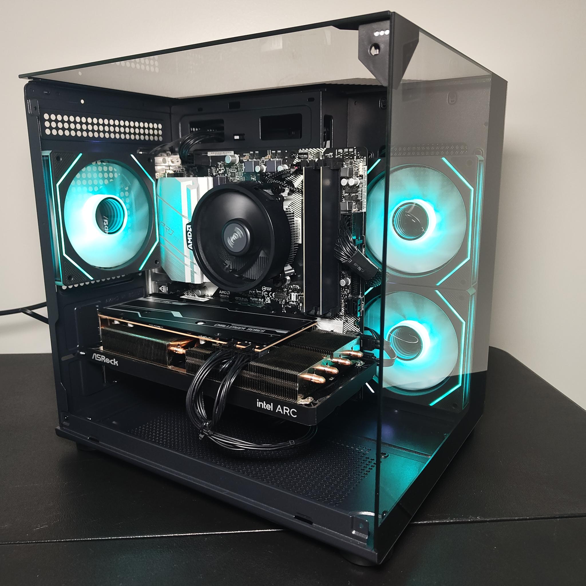 🔵PRO Gaming/Streaming PC |Ryzen 5 5500 | 16GB RAM | 1.5TB Storage | ARC A750 | Windows 11 WiFi 6🔵