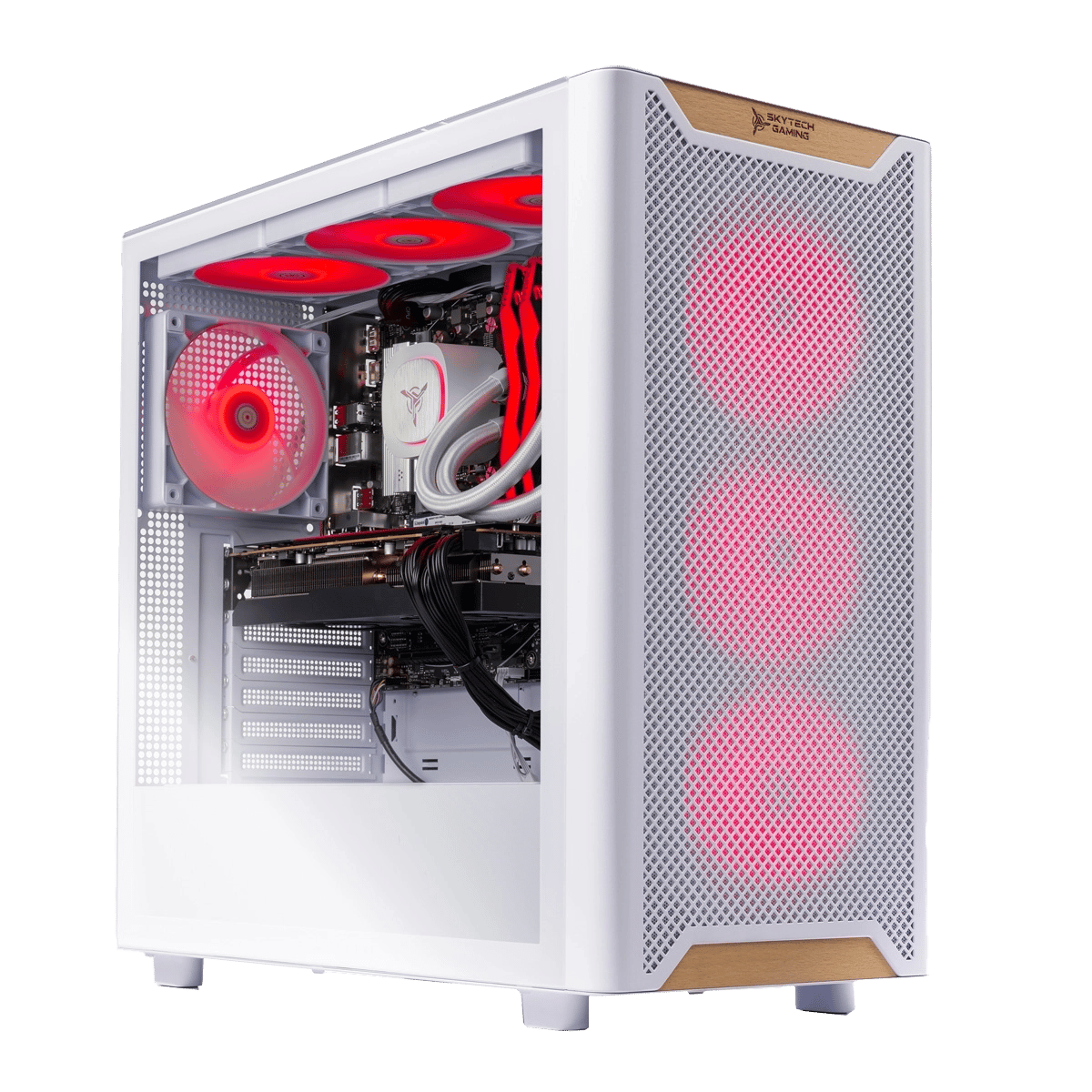 CLEARANCE SALE! SKYTECH CHRONOS 3 Gaming PC | 4060 | 32GB RGB RAM | 1TB SSD | AMD 9700 | Win 11 HOME