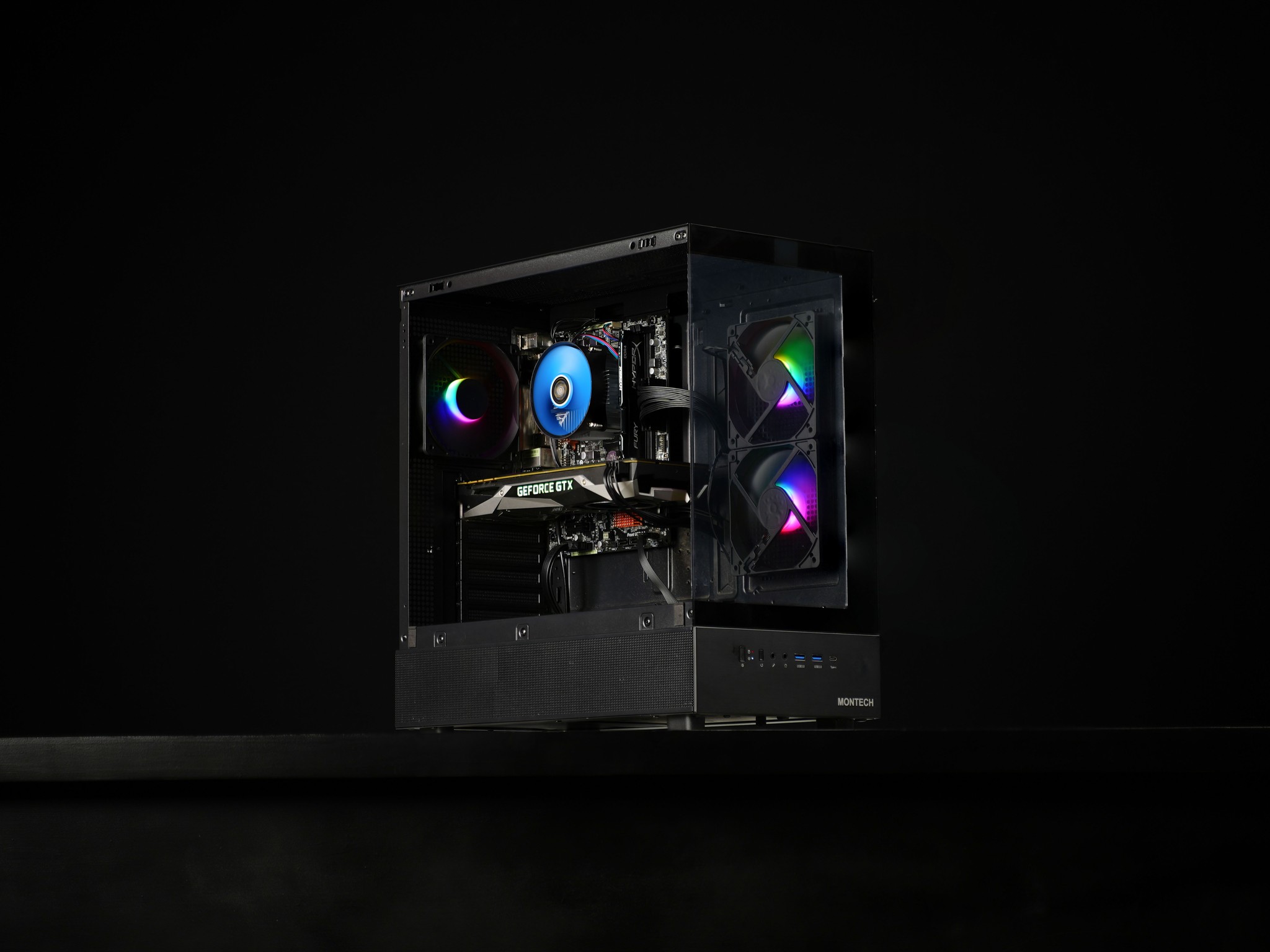 \ NA-09 / GTX 1070 Ti Intel Core i5 7600 .5TB Windows 11 16GB Gaming PC