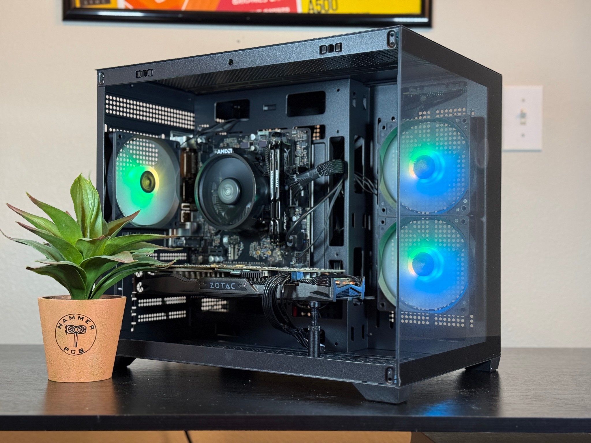 ⭐GTX 1070, Ryzen 5 1600AF, 16gb RAM, 480gb Storage⭐| Gaming PC | Fortnite, Valorant, GTA V, More