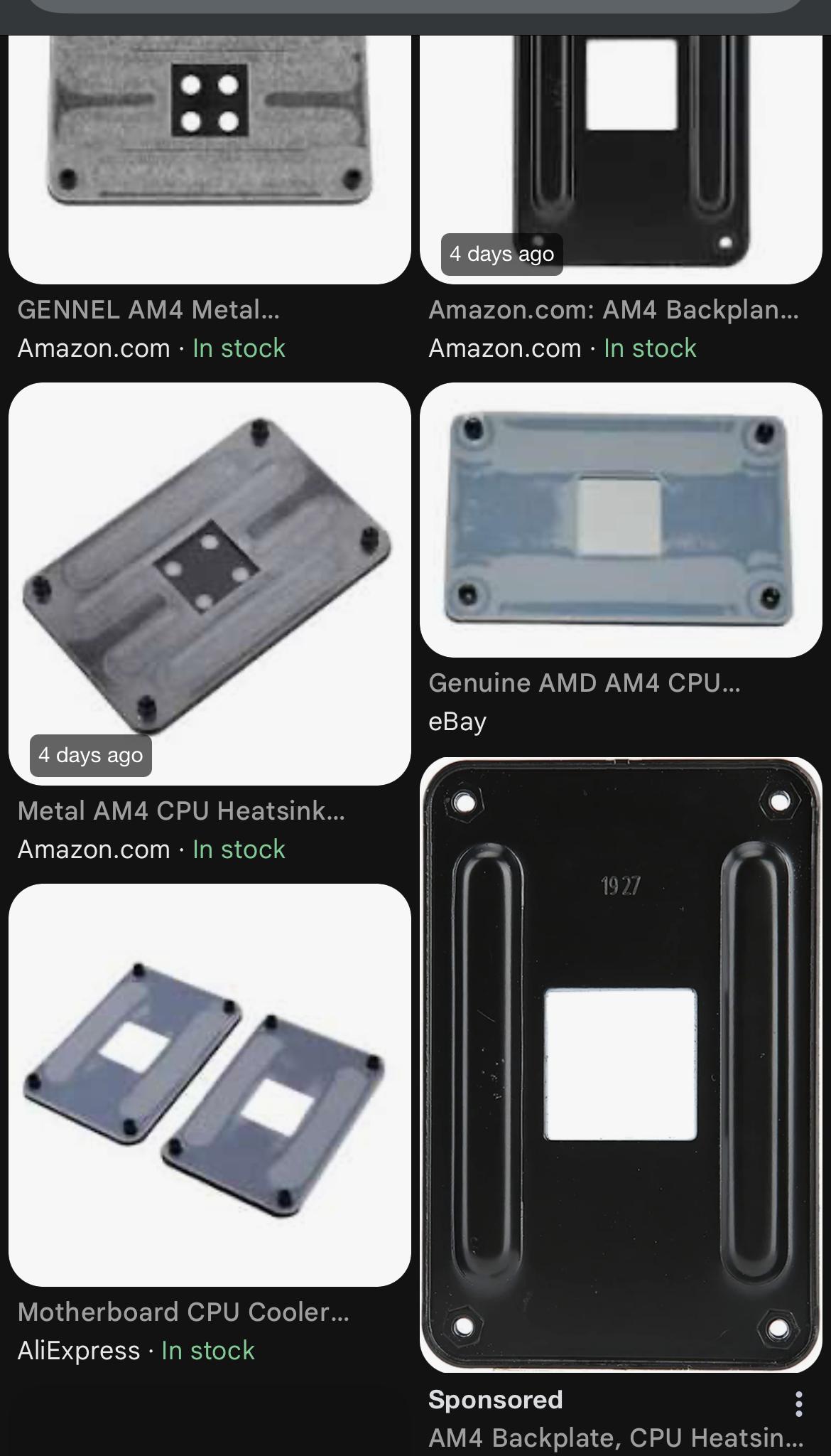 Am4 backplate