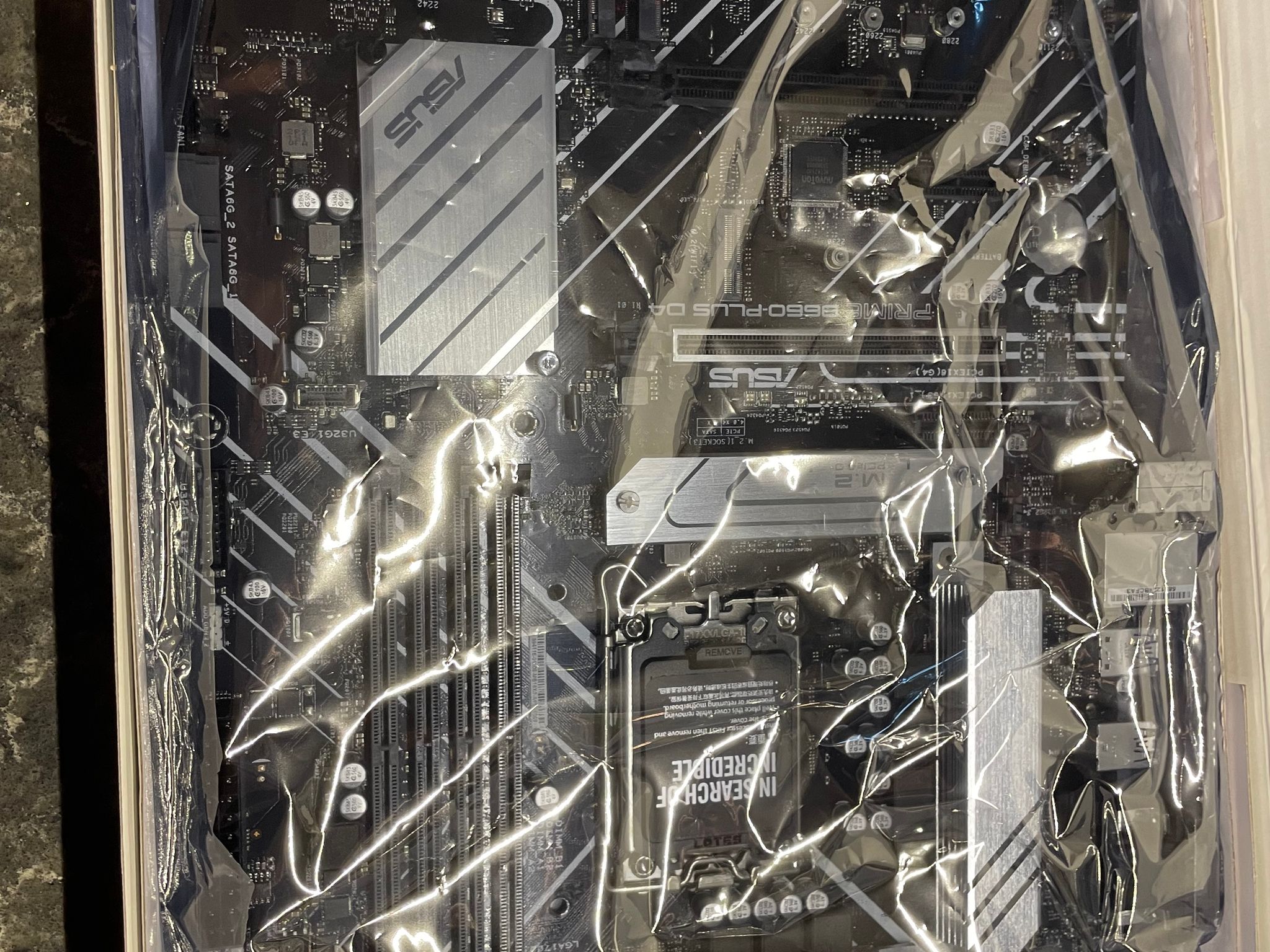 Motherboard combo- Intel i3-12100f | Stock cooler | Asus Prime B660-Plus D4