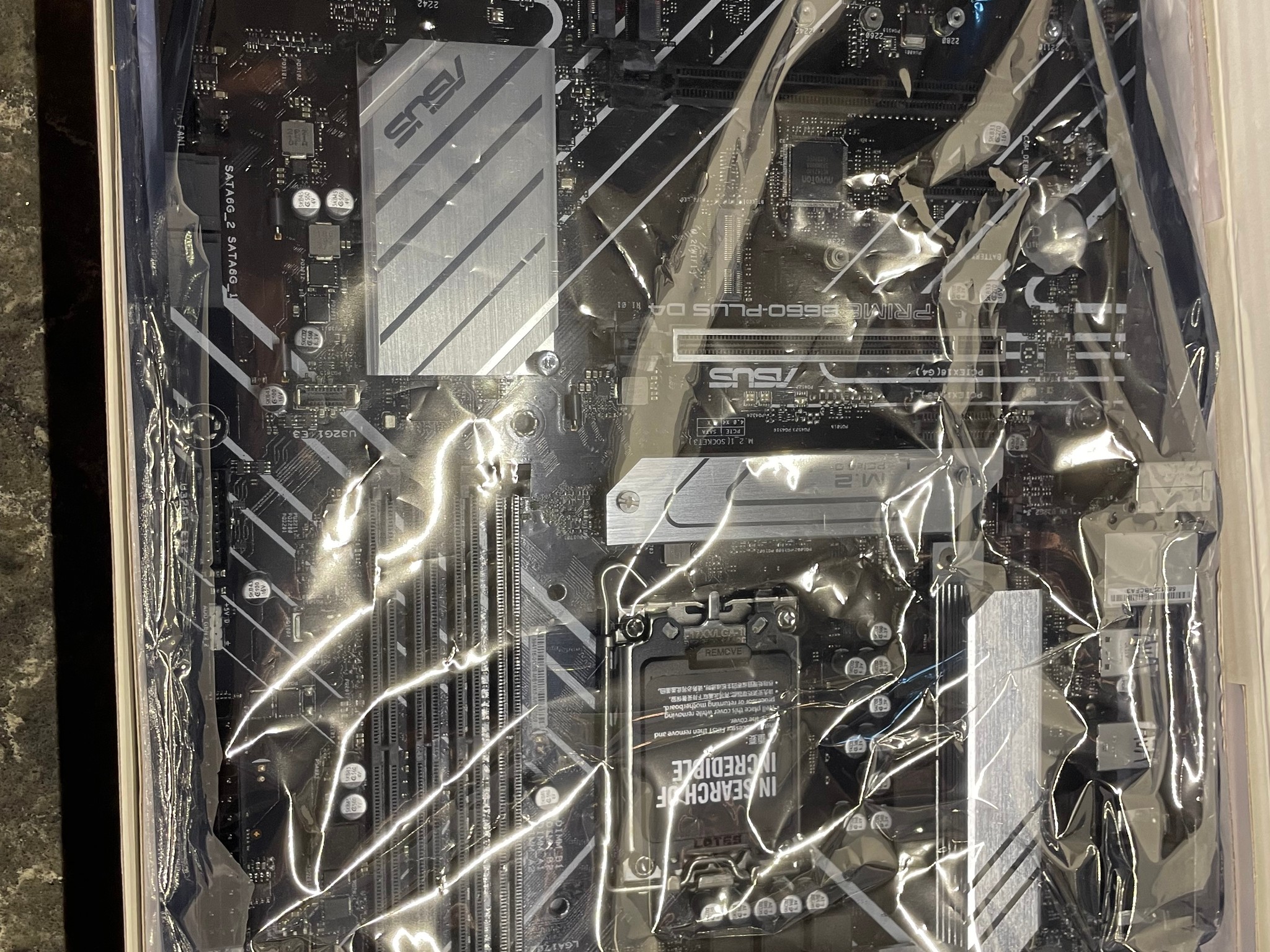 Motherboard combo- Intel i3-12100f | Stock cooler | Asus Prime B660-Plus D4