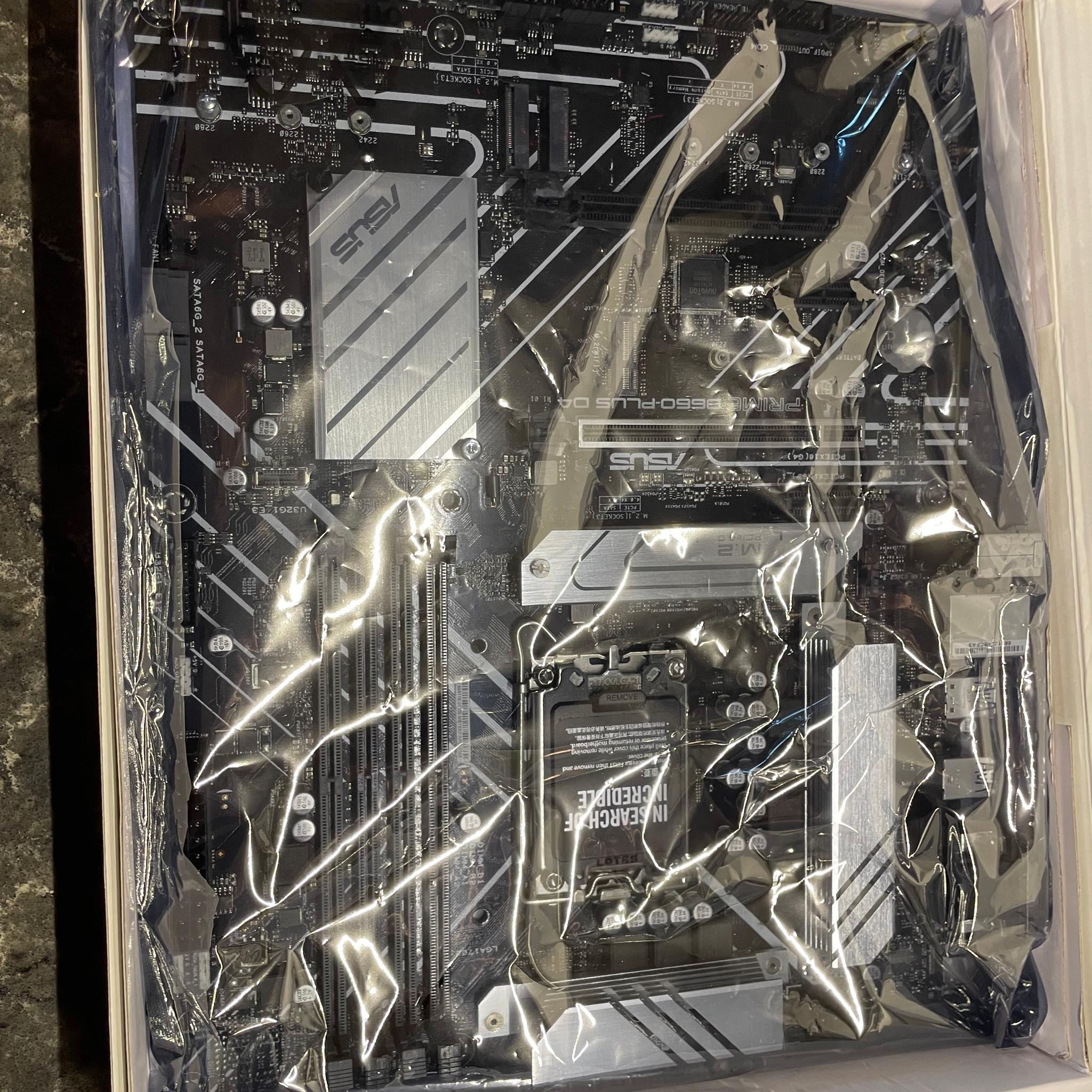 Motherboard combo- Intel i3-12100f | Stock cooler | Asus Prime B660-Plus D4