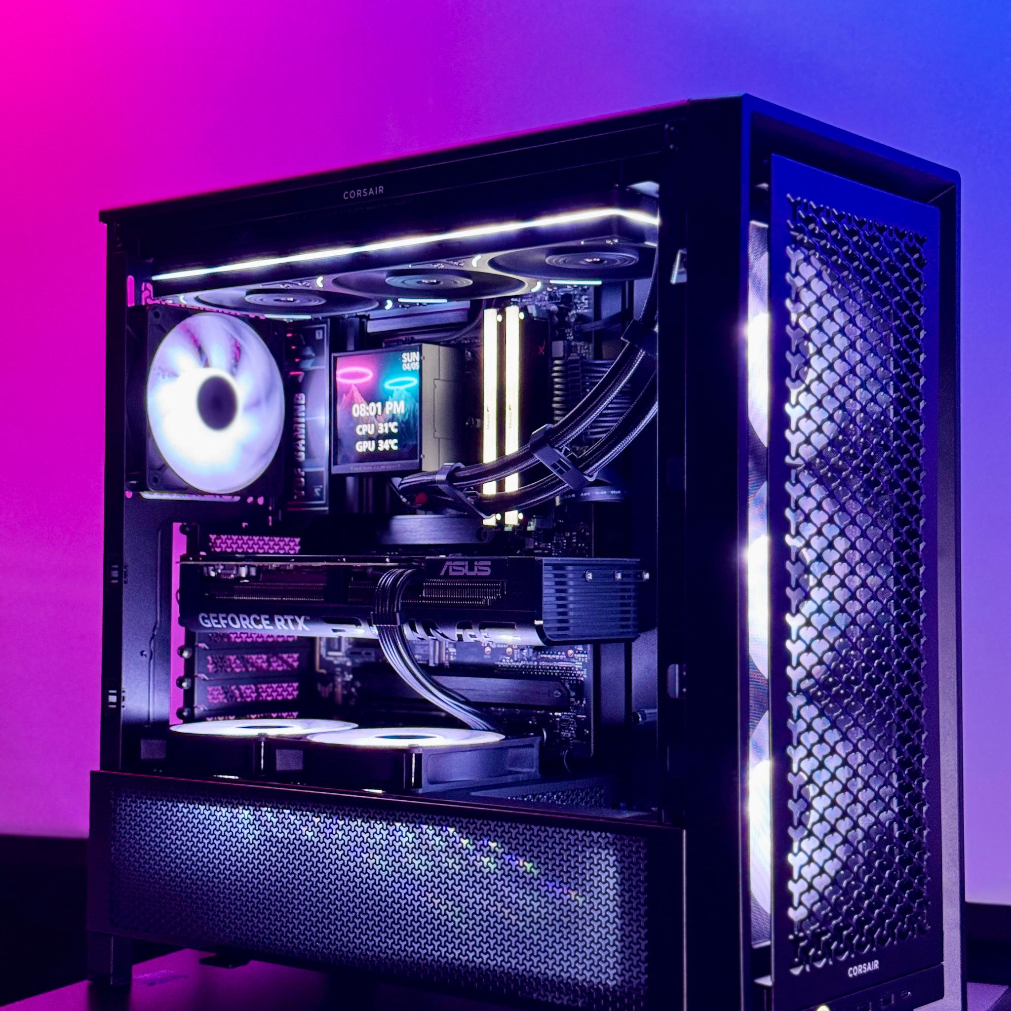 Nightfall Prime  🌑 ✨ 9850X3D | ASUS PRIME 5080 | 32GB DDR5 RAM 6000 CL28 | 2TB SAMSUNG 990 PRO SSD