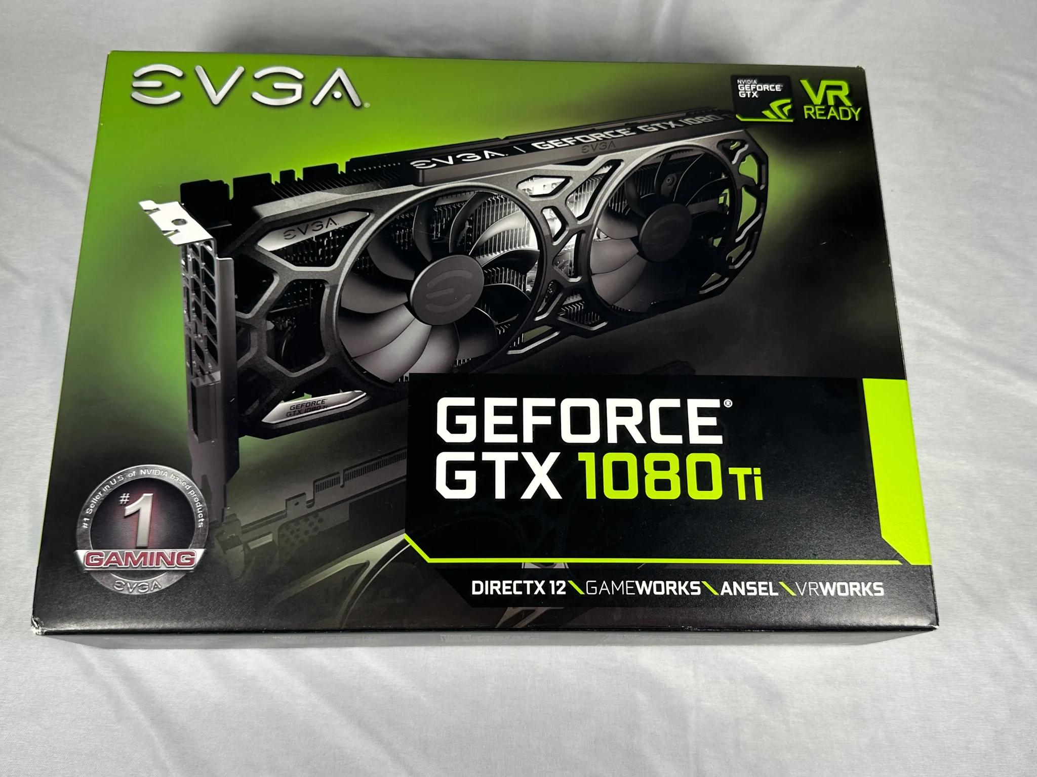 EVGA GeForce GTX 1080 Ti SC Black Edition Gaming, 11G-P4-6393-KR, 11GB GDDR5X, iCX Cooler & LED