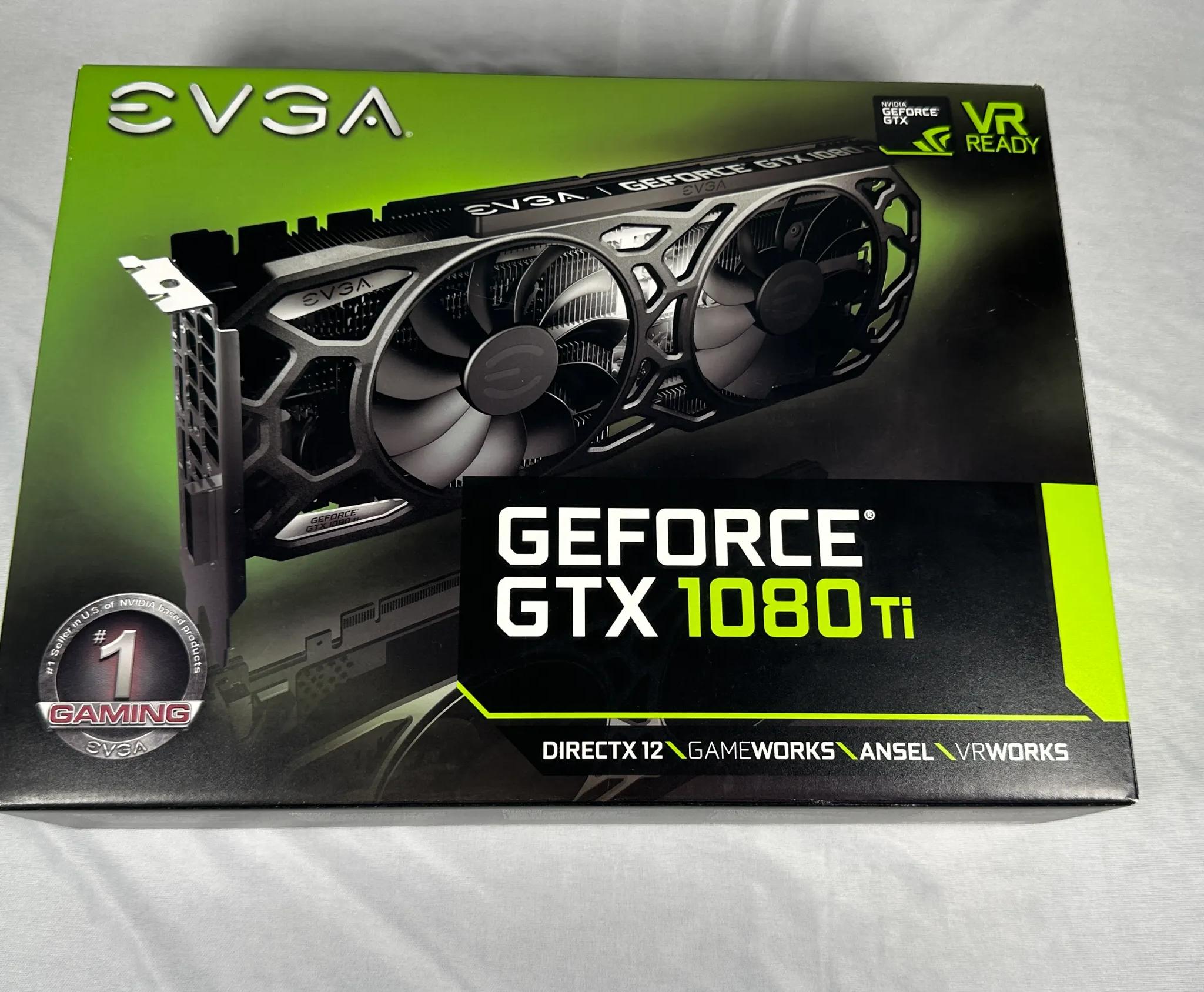 EVGA GeForce GTX 1080 Ti SC Black Edition Gaming, 11G-P4-6393-KR, 11GB GDDR5X, iCX Cooler & LED