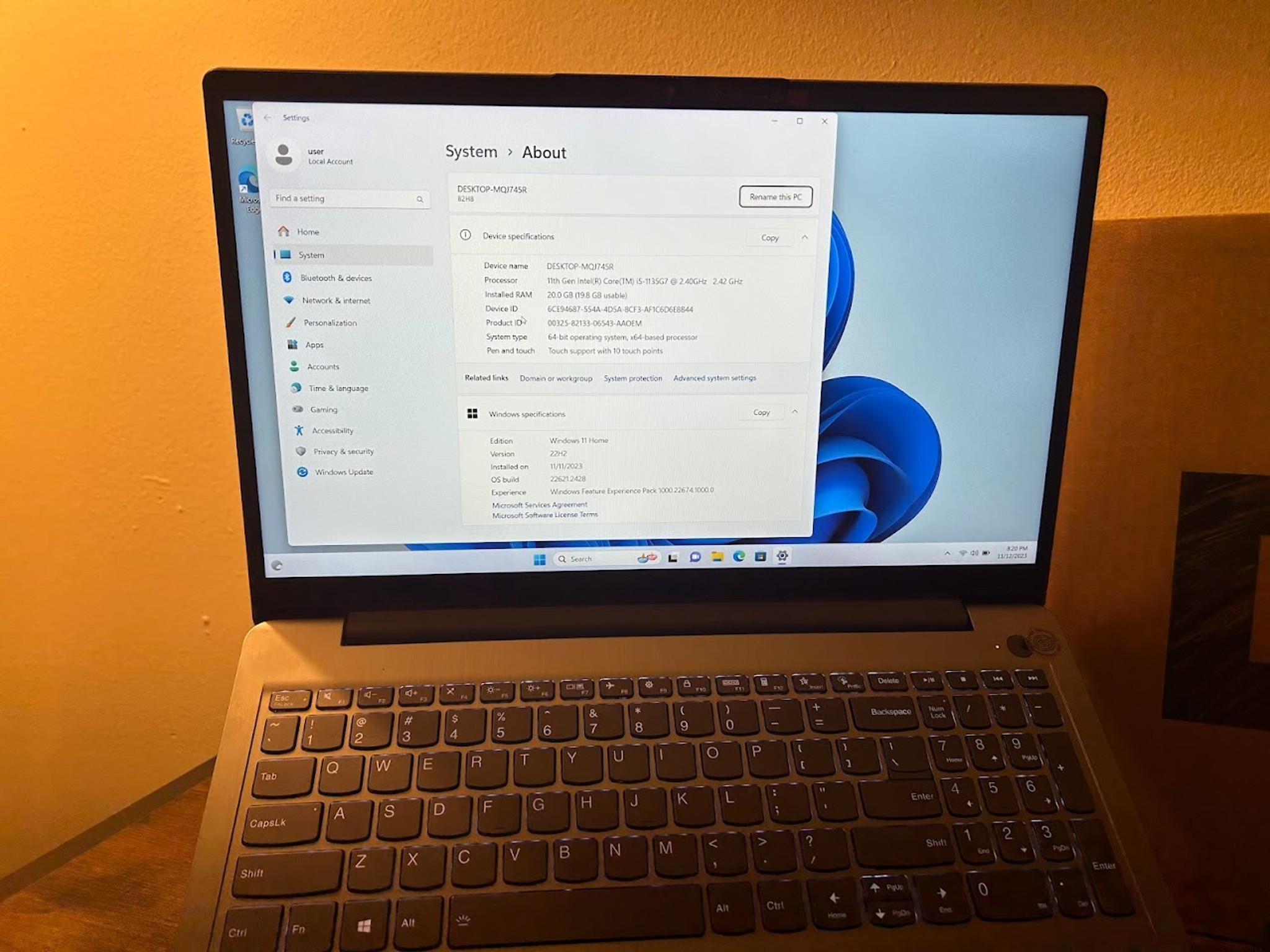 Lenovo IdeaPad 3 15ITL6