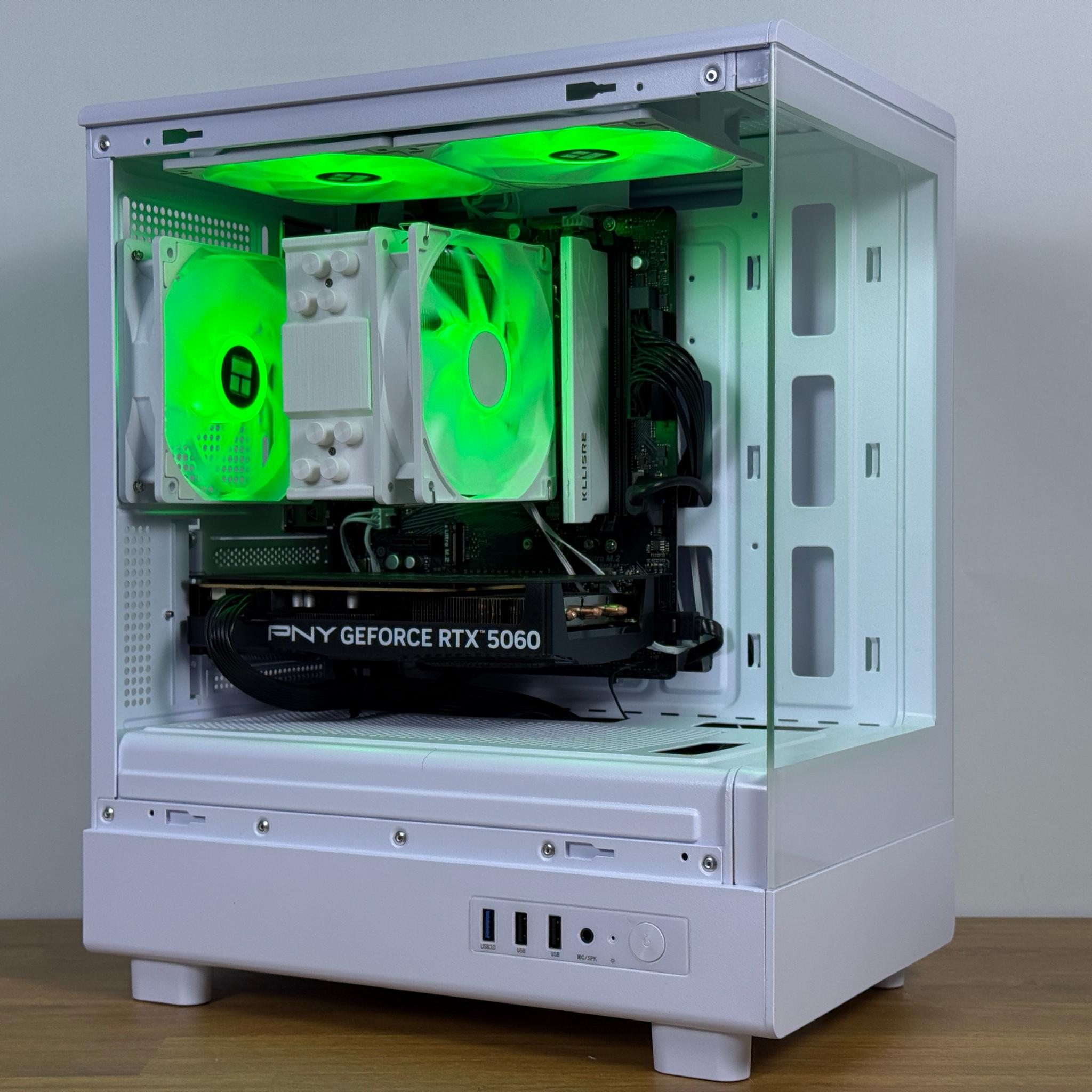 RTX 5060 // Ryzen 5 5500 Custom Gaming PC || 16GB RAM, 800GB SSD