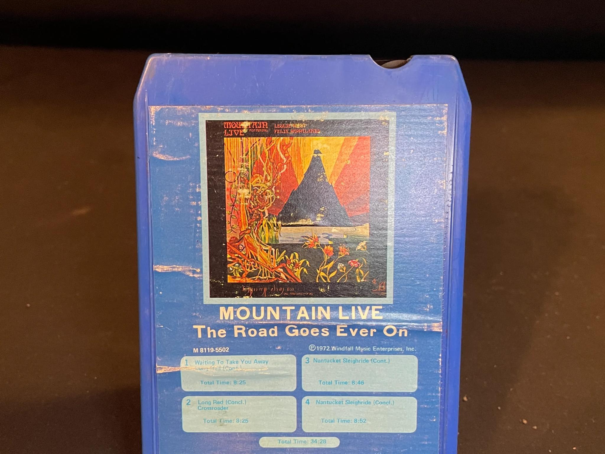 Mountain live the road goes ever on 8-track