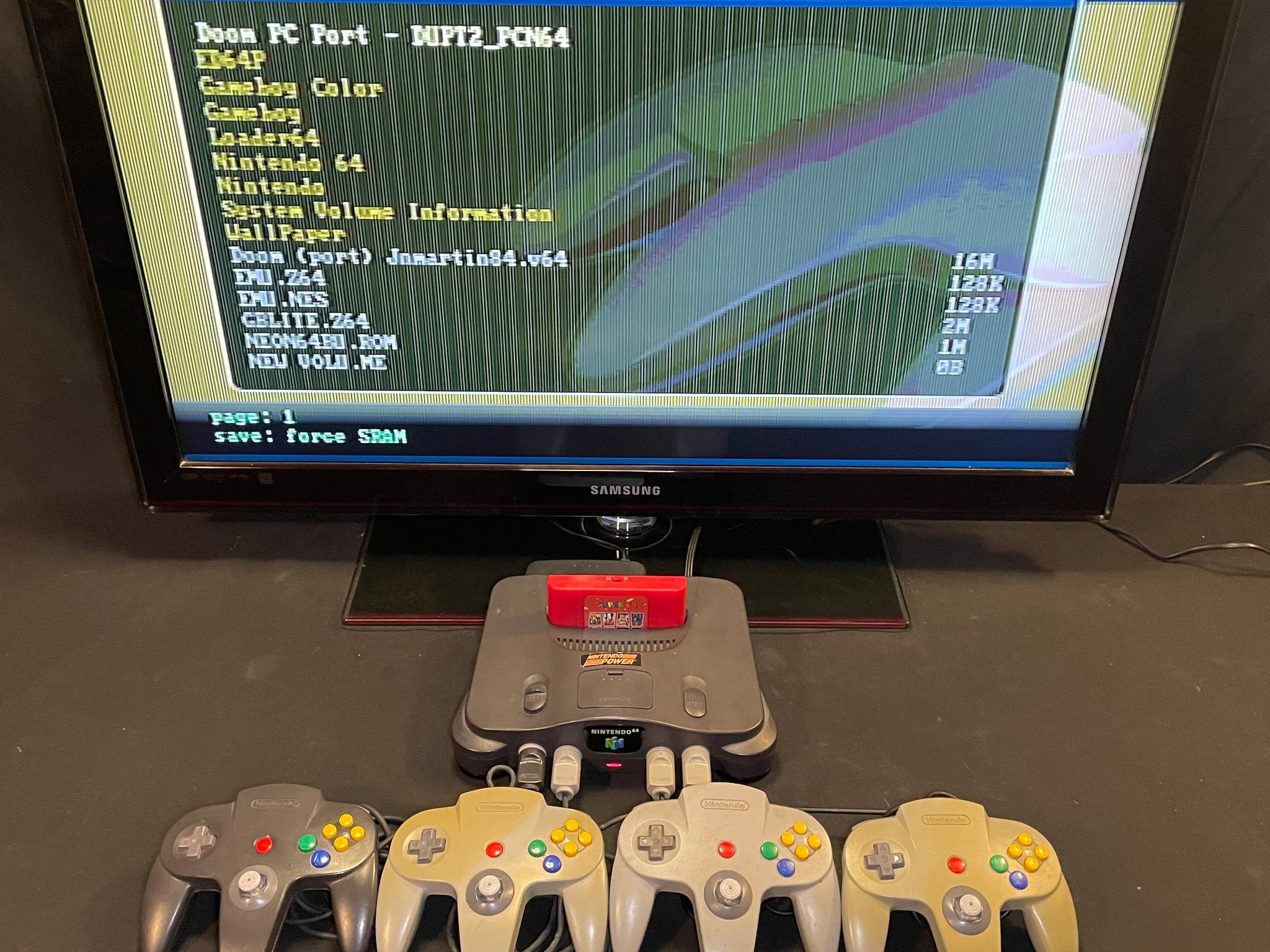 Nintendo 64 HDMI With 4 Controllers And Accessories