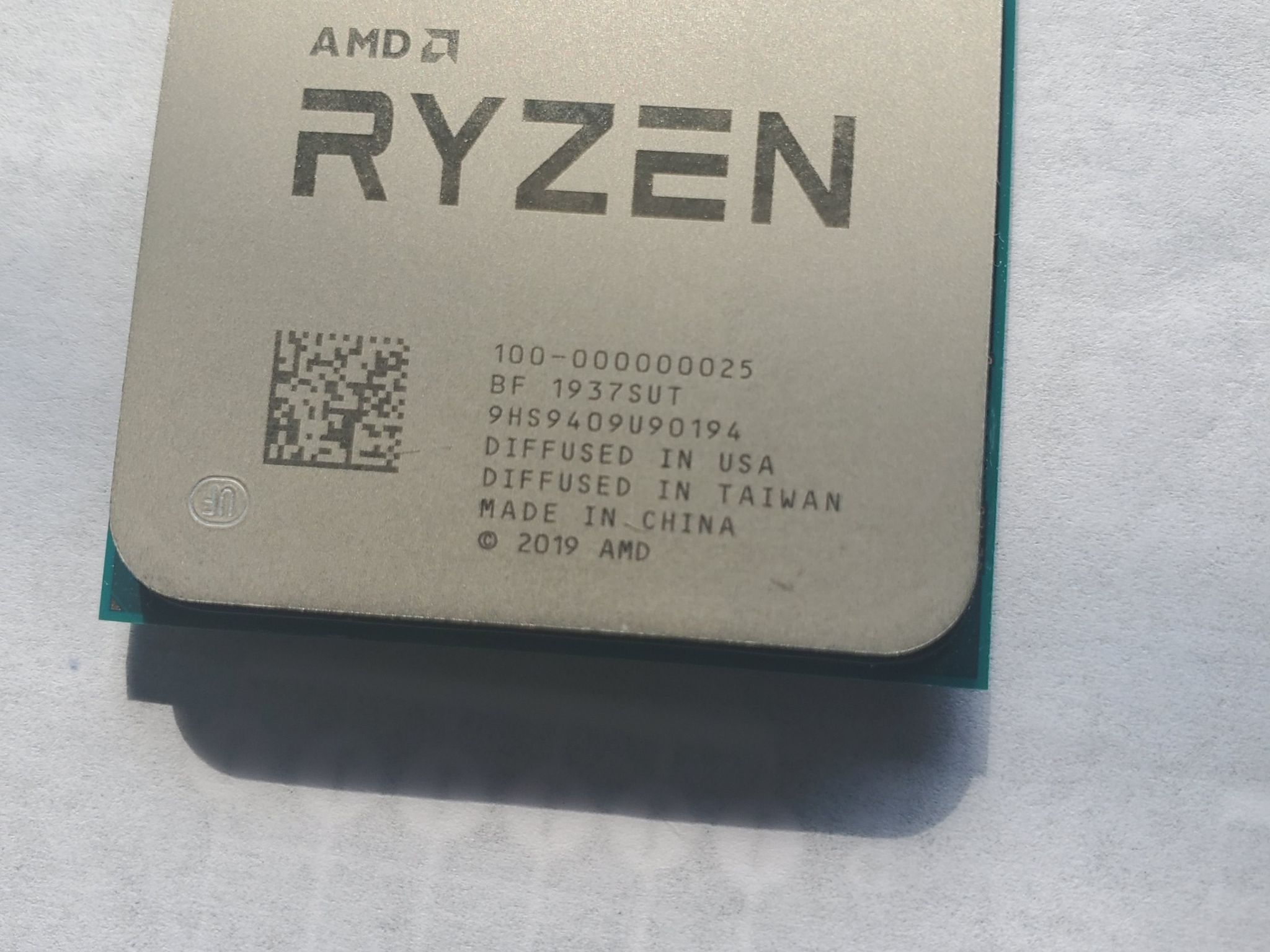 Pre-owned AMD Ryzen 7 3800X Processor (3.9GHz, 8 Cores, Socket AM4)