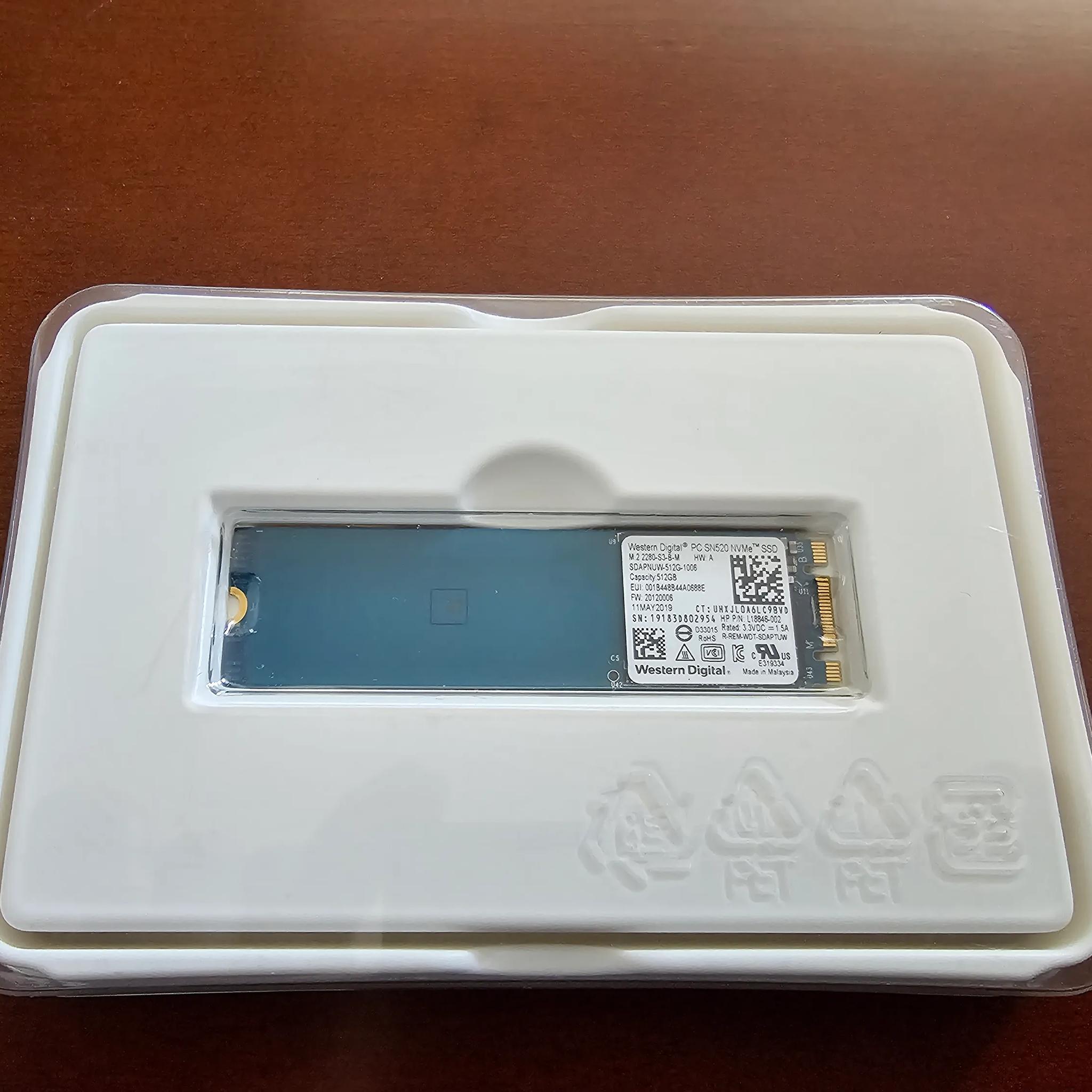 Western Digital 512GB NVMEe