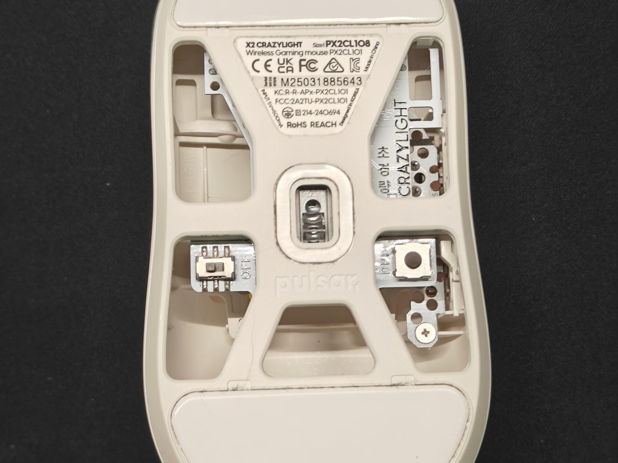 Pulsar X2 Crazy Light Wireless 8K Uyuni White Mouse, Size 1 Mini
