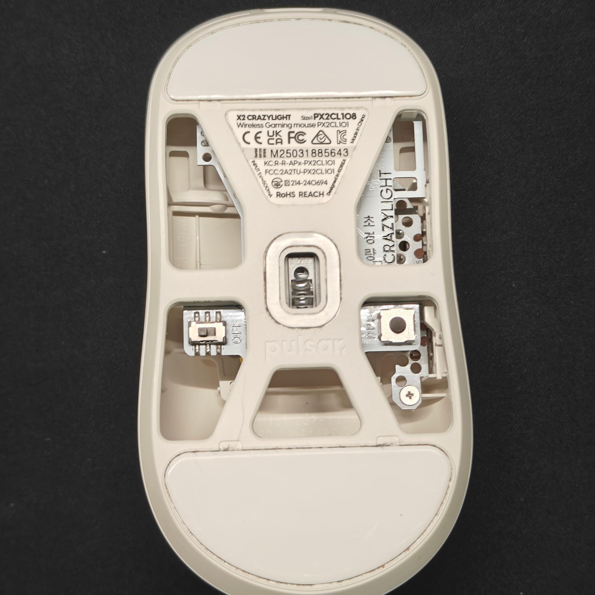 Pulsar X2 Crazy Light Wireless 8K Uyuni White Mouse, Size 1 Mini