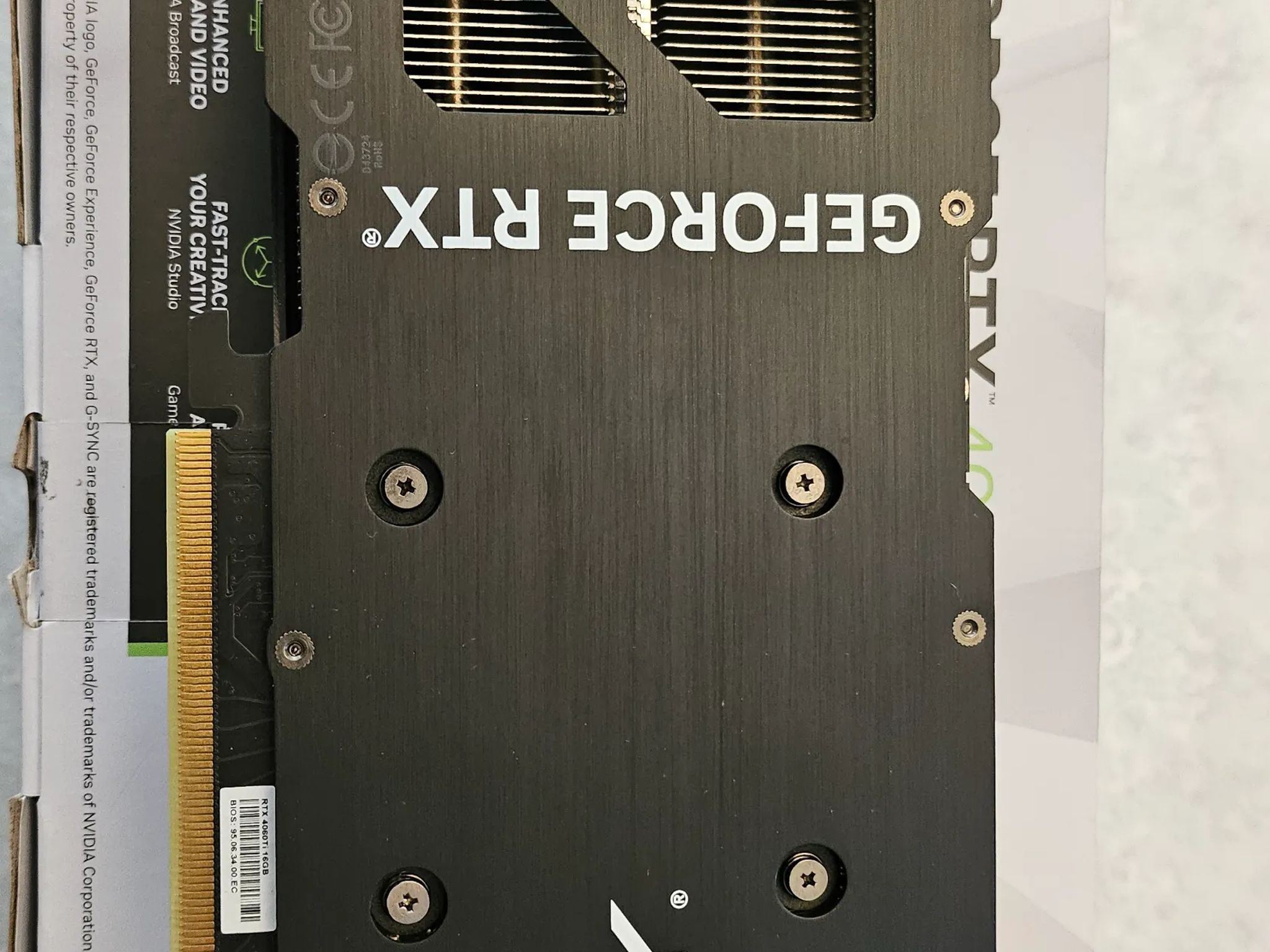 PNY RTX 4060ti 16GB