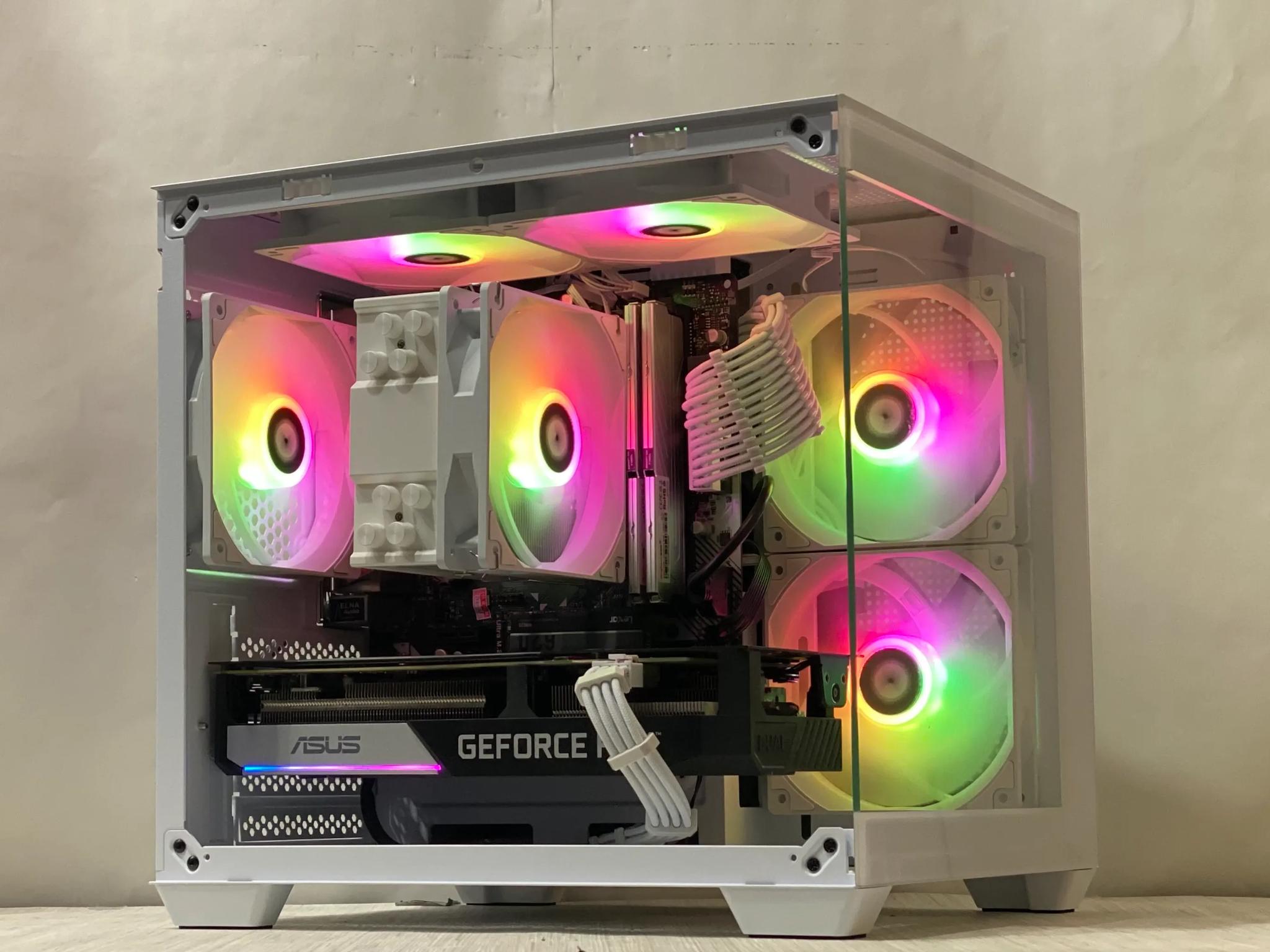 RTX 3060 Ti, Ryzen 5 5500, 16GB DDR4, 1TB NVMe SSD, WiFi - Custom Gaming PC