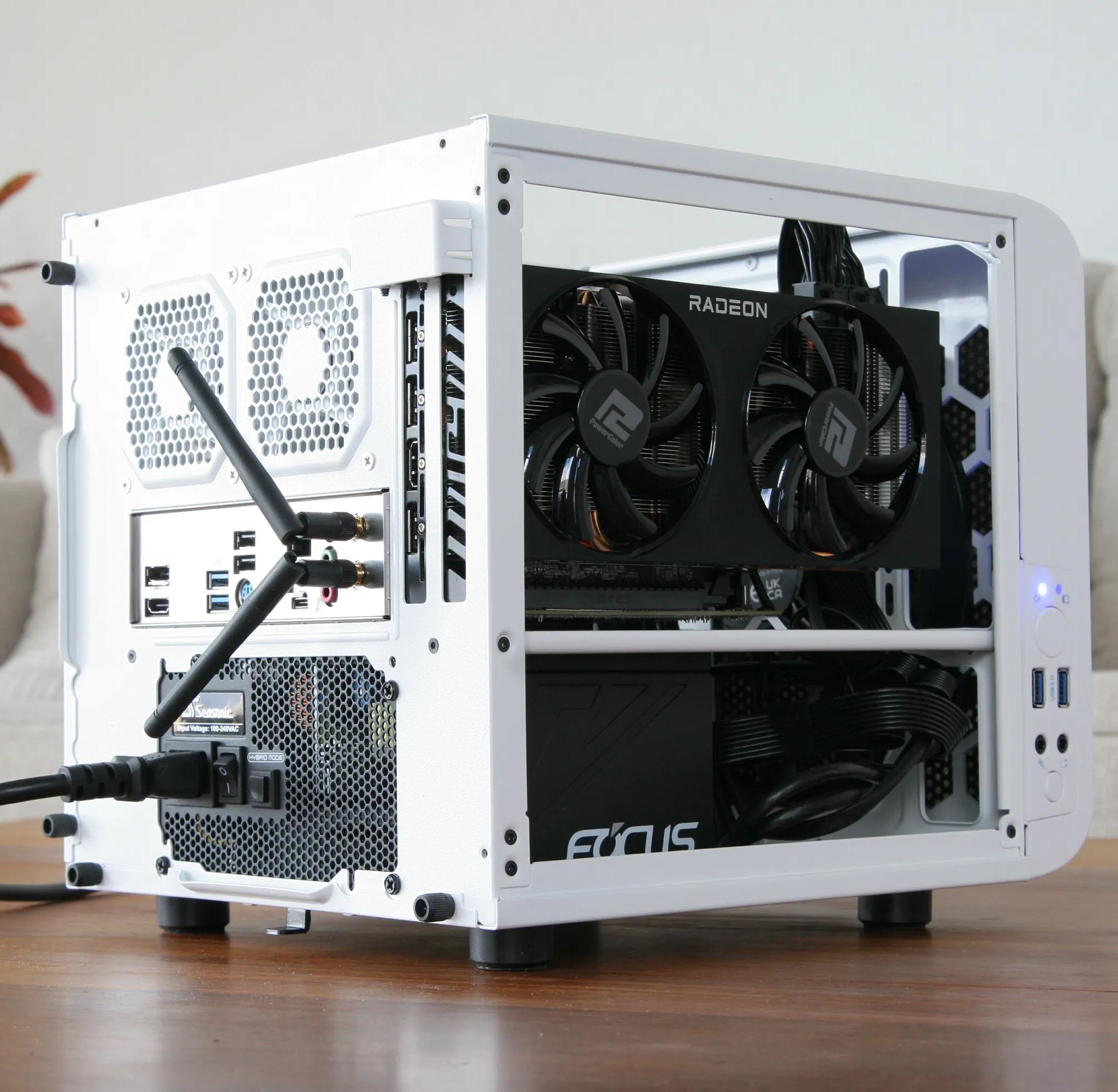 Space Saving Gaming / Streaming PC - Radeon RX 6700 XT 12GB - Ryzen 7 5700G - 32GB DDR4 - 1TB SSD