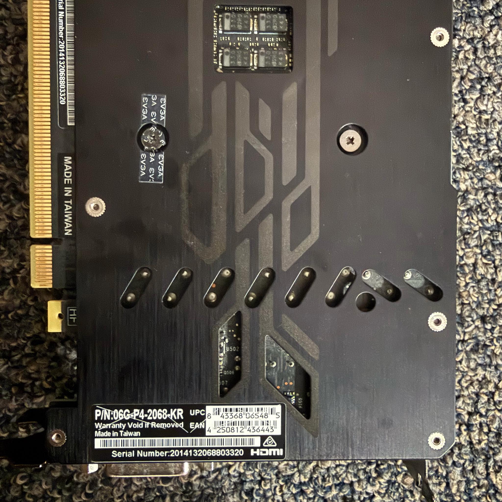 EVGA NVIDIA GeForce RTX 2060 Dual Fan PCIe x16 06G-P4-2068-KR