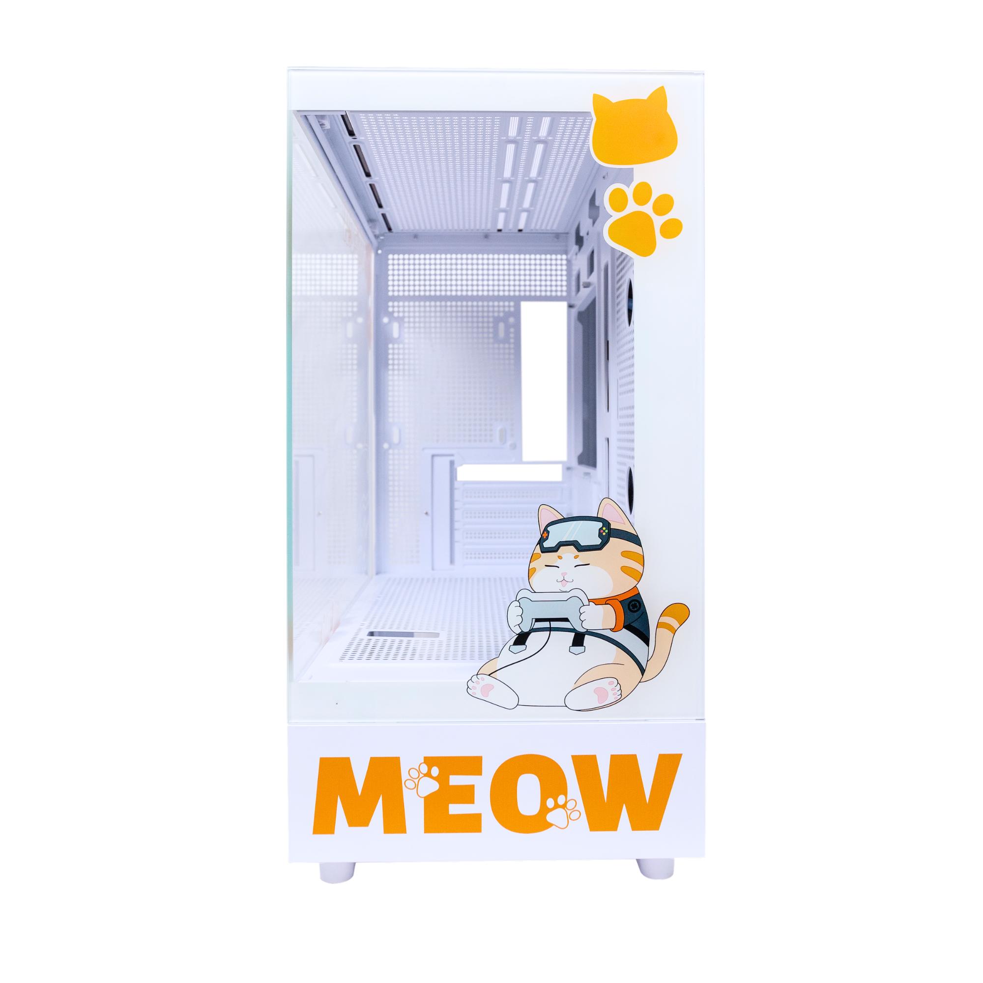 Segotep Memphis-S Meow Combo M-ATX  Case, AIO BeIced II 360, ARGB Fan Meow Edition