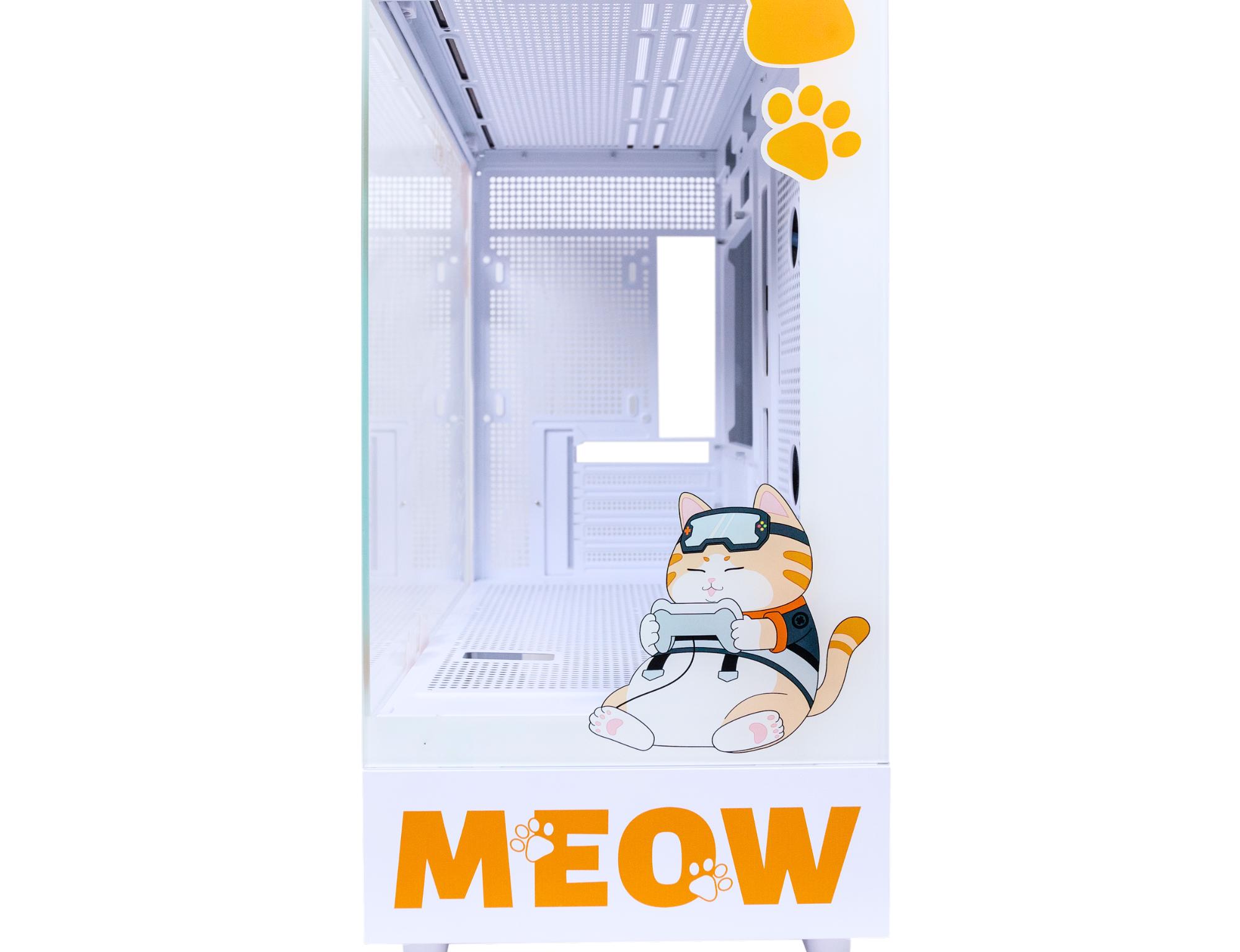 Segotep Memphis-S Meow Combo M-ATX  Case, AIO BeIced II 360, ARGB Fan Meow Edition