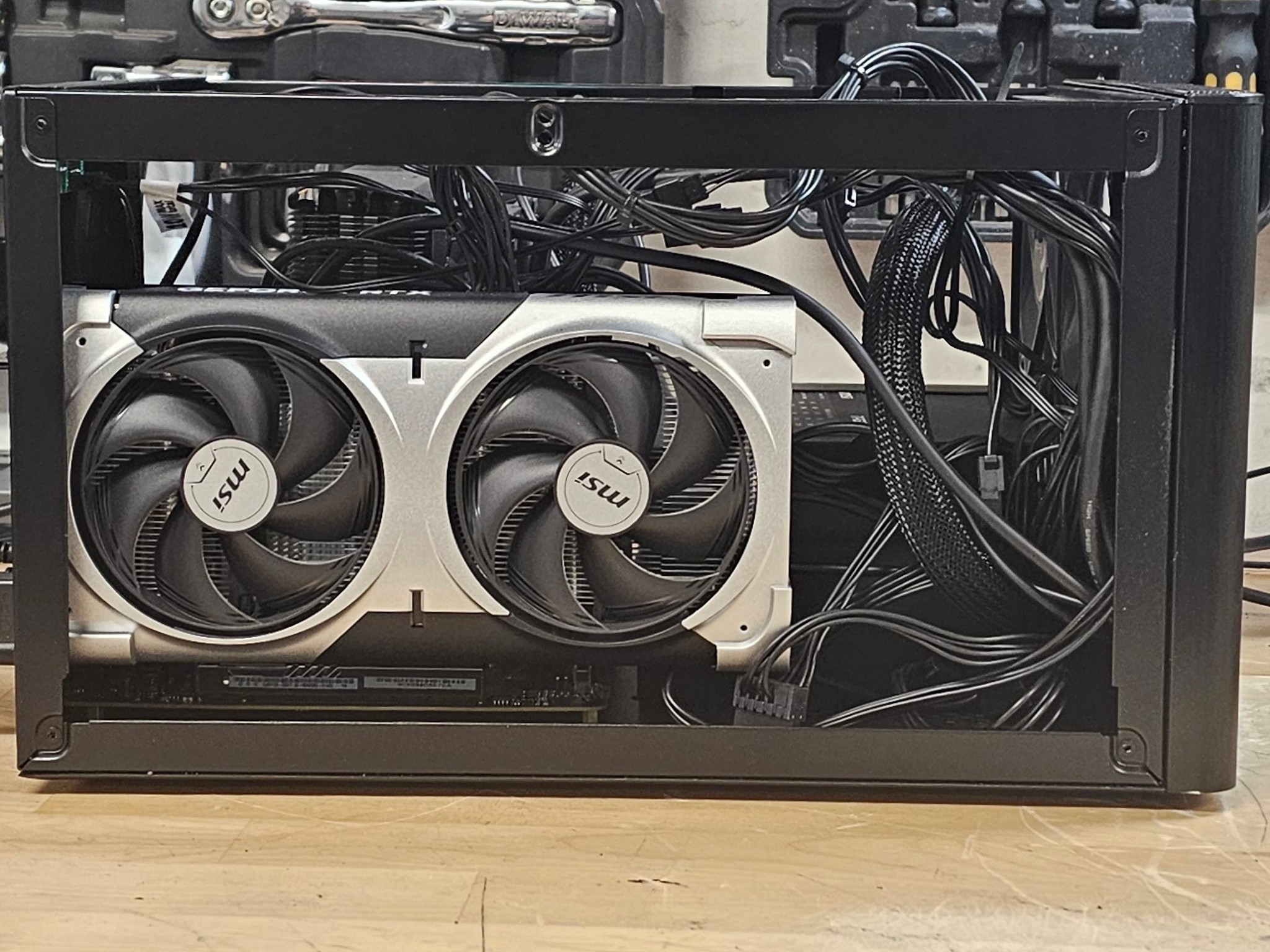 Black ITX PC Case w/ 3 Fans