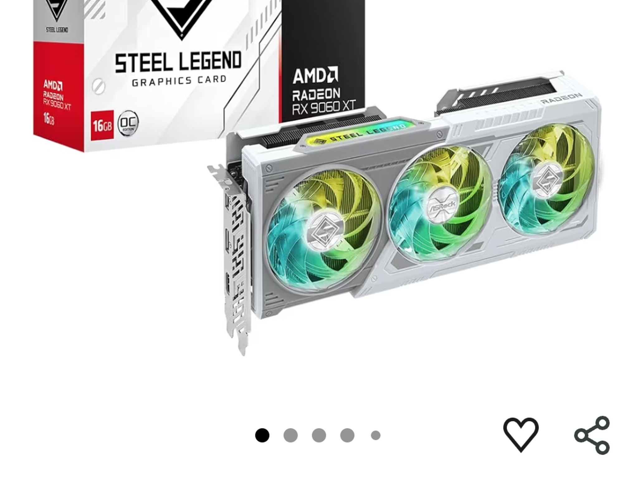 Rx 9060xt 16gb steel legend