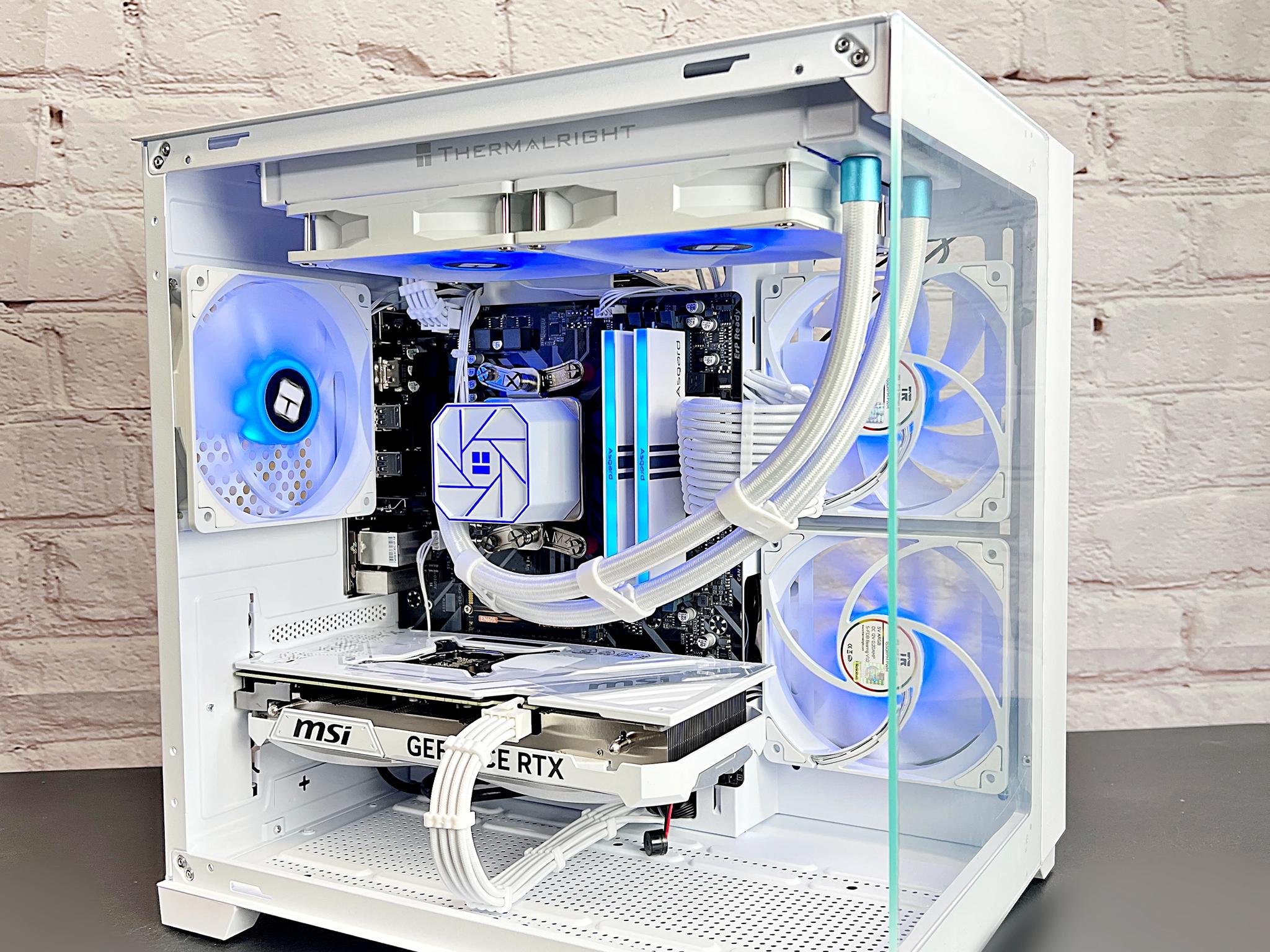 Liquid Cooled RTX 4070 Ryzen 5 5600X 16GB RAM 1TB M.2 Win 11 Gaming PC