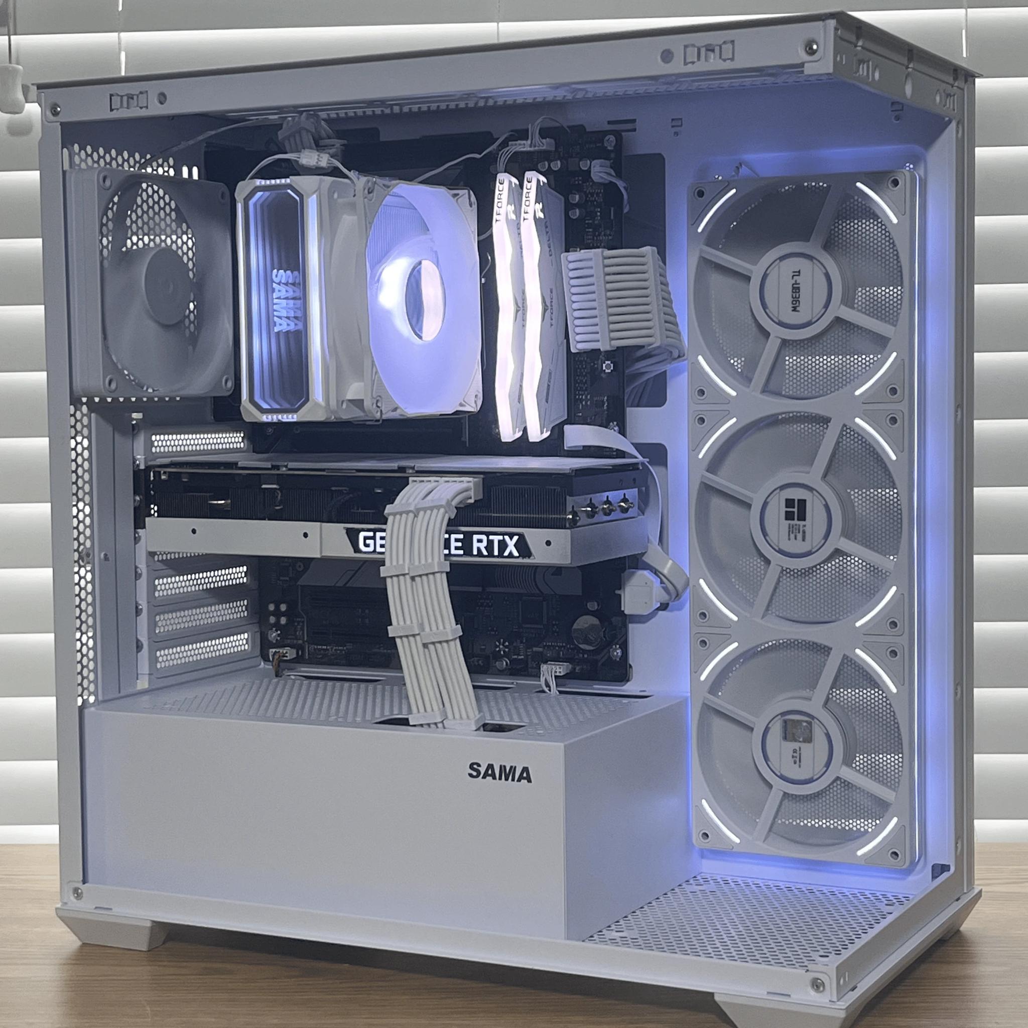 🗲 White Gaming PC | Ryzen 5 7600x | RTX 3080 | 32GB DDR5 | WiFi & BT🗲