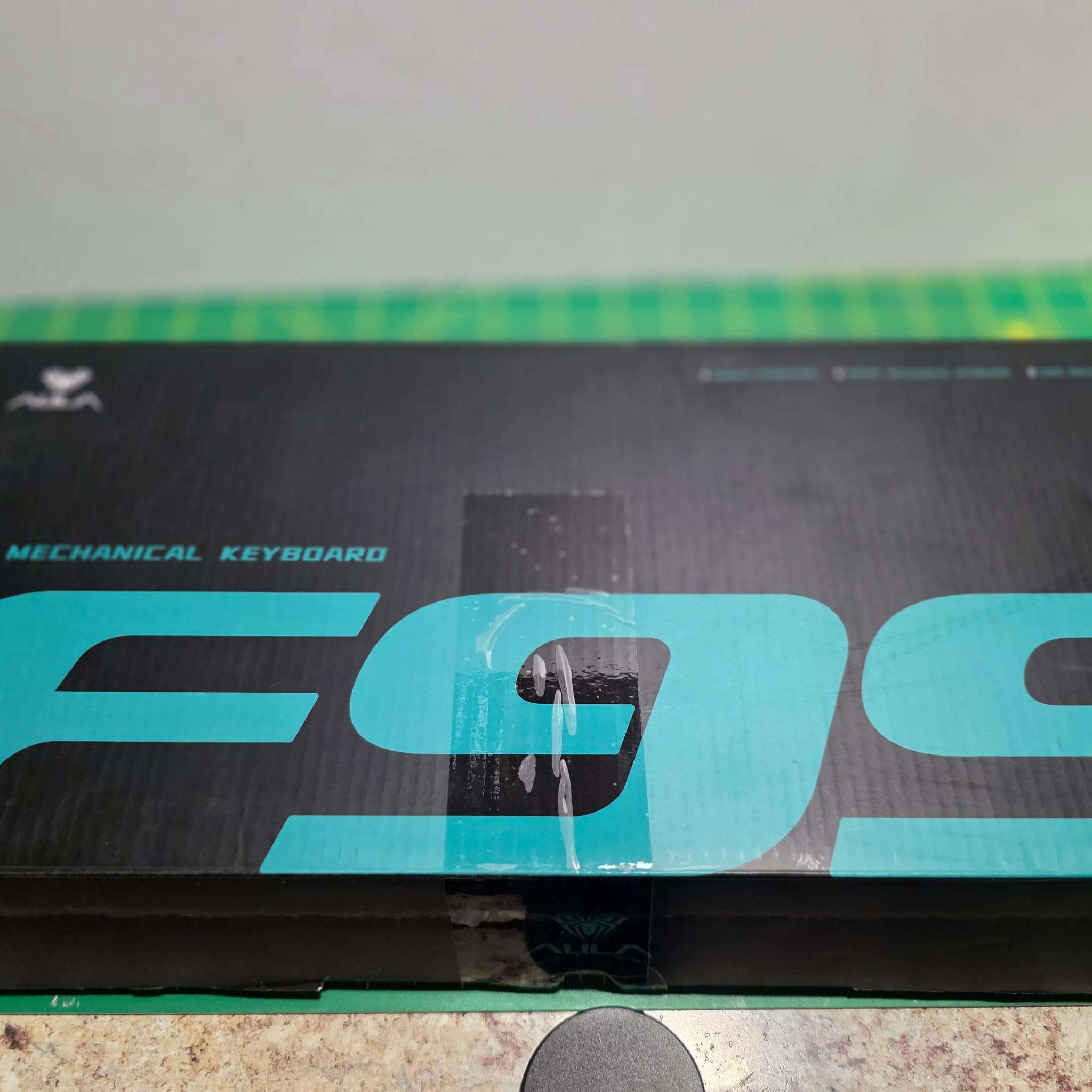 AULA F99 Wireless Mechanical Keyboard - Blue & White, RGB, Hot-Swappable, 99 Keys, Pre-Lubed