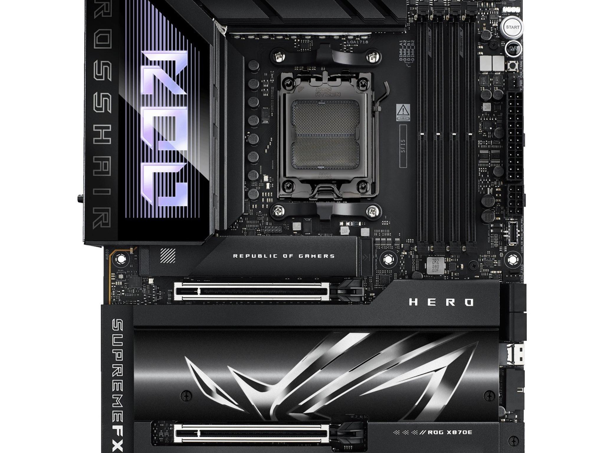 ASUS ROG CROSSHAIR X870E HERO AM5 DDR5 ATX Motherboard - Open Box Board Only