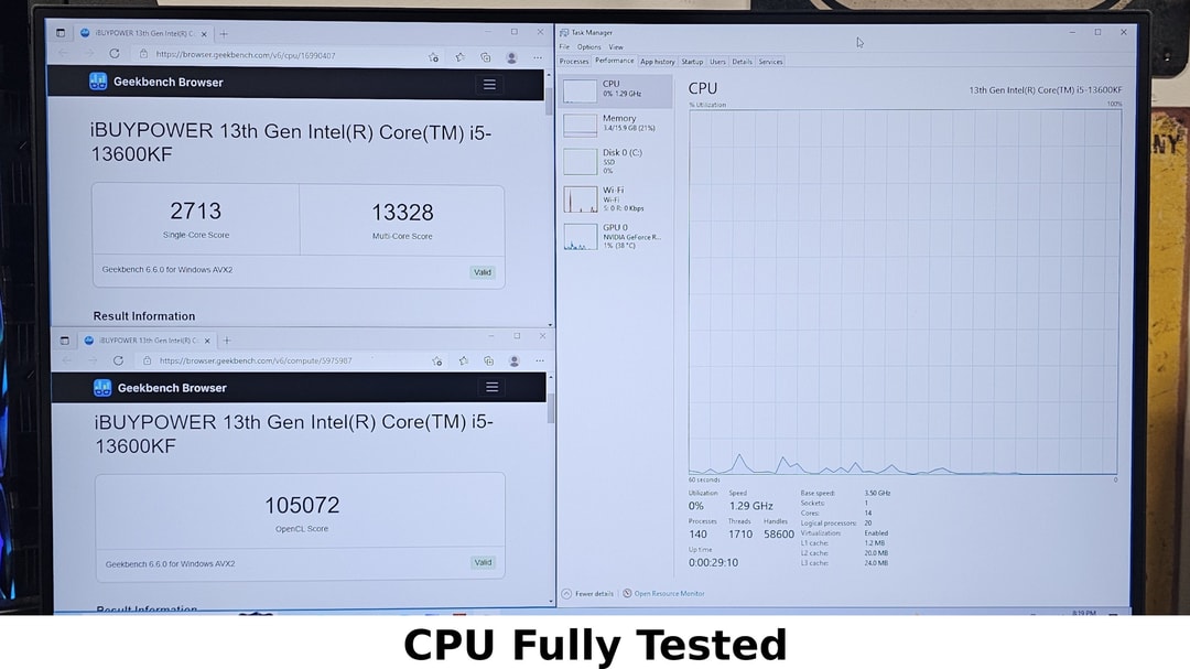 Intel Core i5-13600KF | Jawa